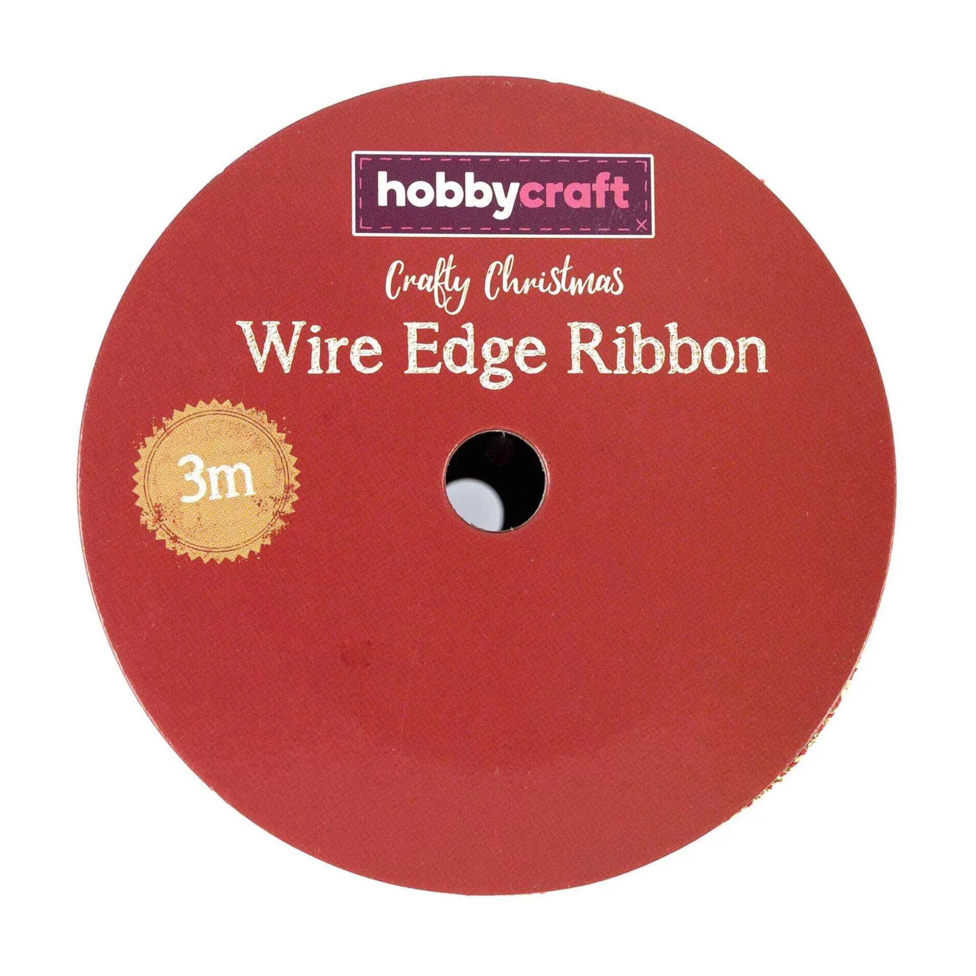 Green Wire Edge Ribbon 63Mm X 3M-Hobbycraft Outlet