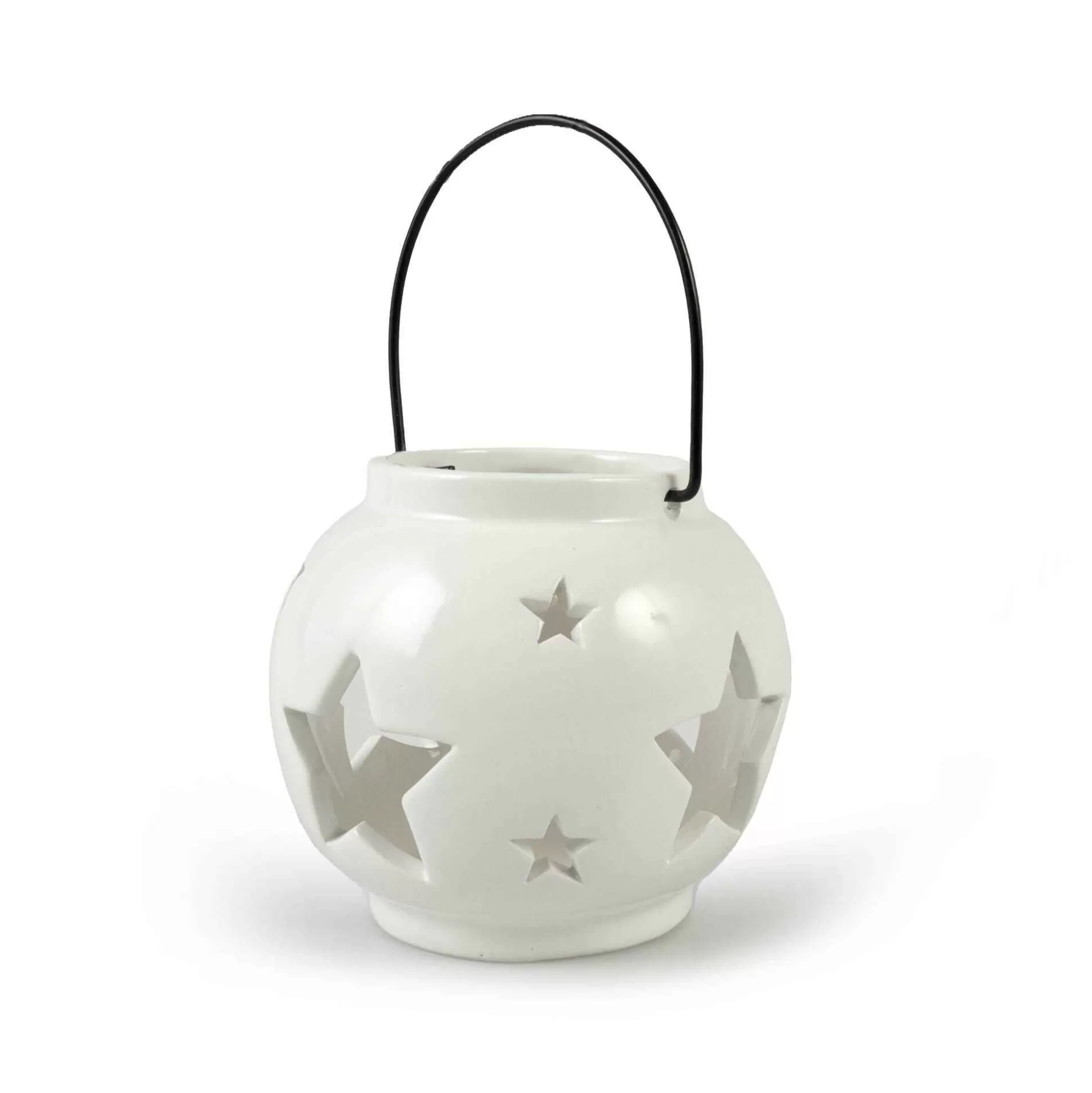 Hanging Ceramic Stars Tealight Holder 14Cm-Hobbycraft Flash Sale