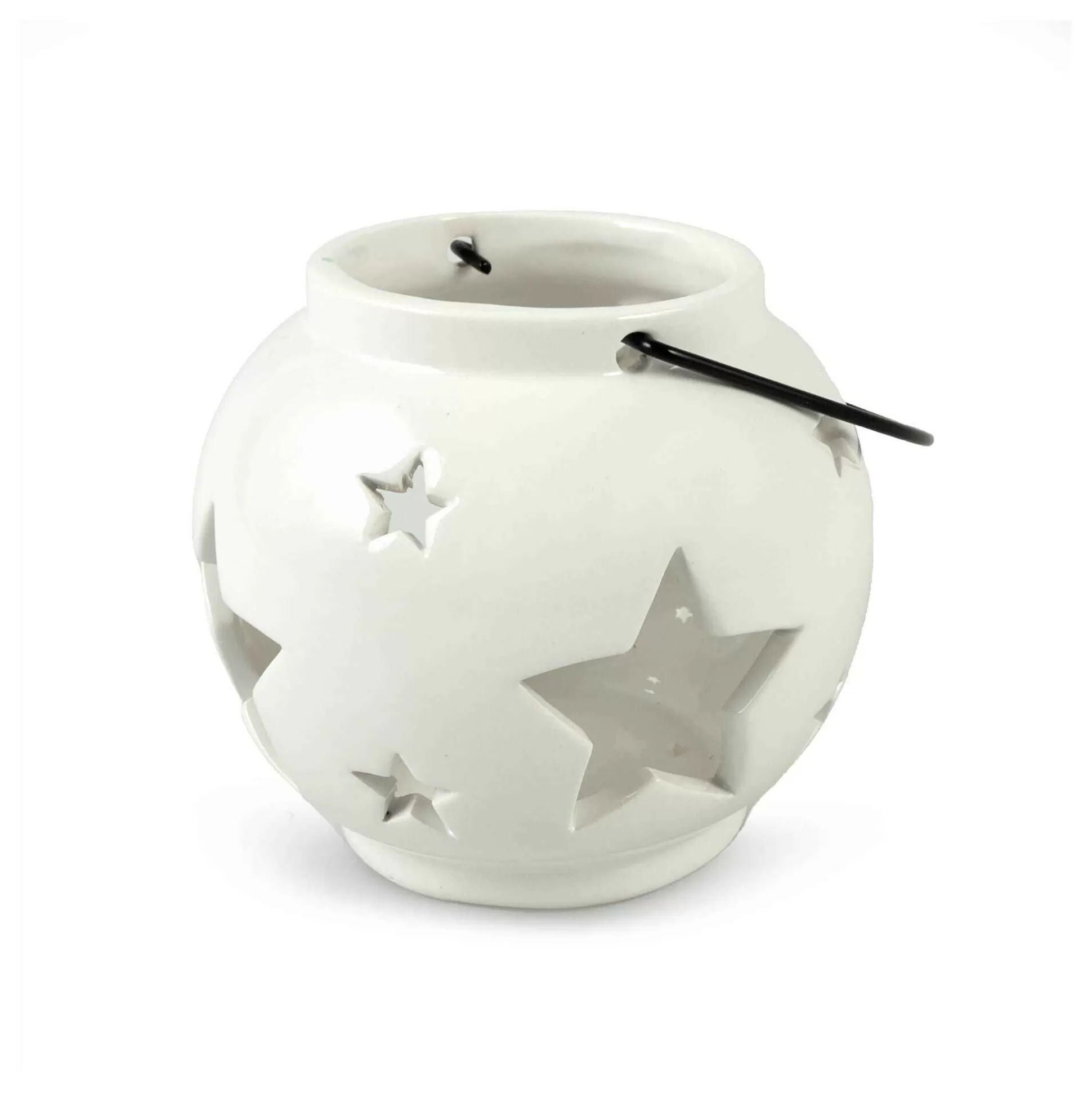 Hanging Ceramic Stars Tealight Holder 14Cm-Hobbycraft Flash Sale