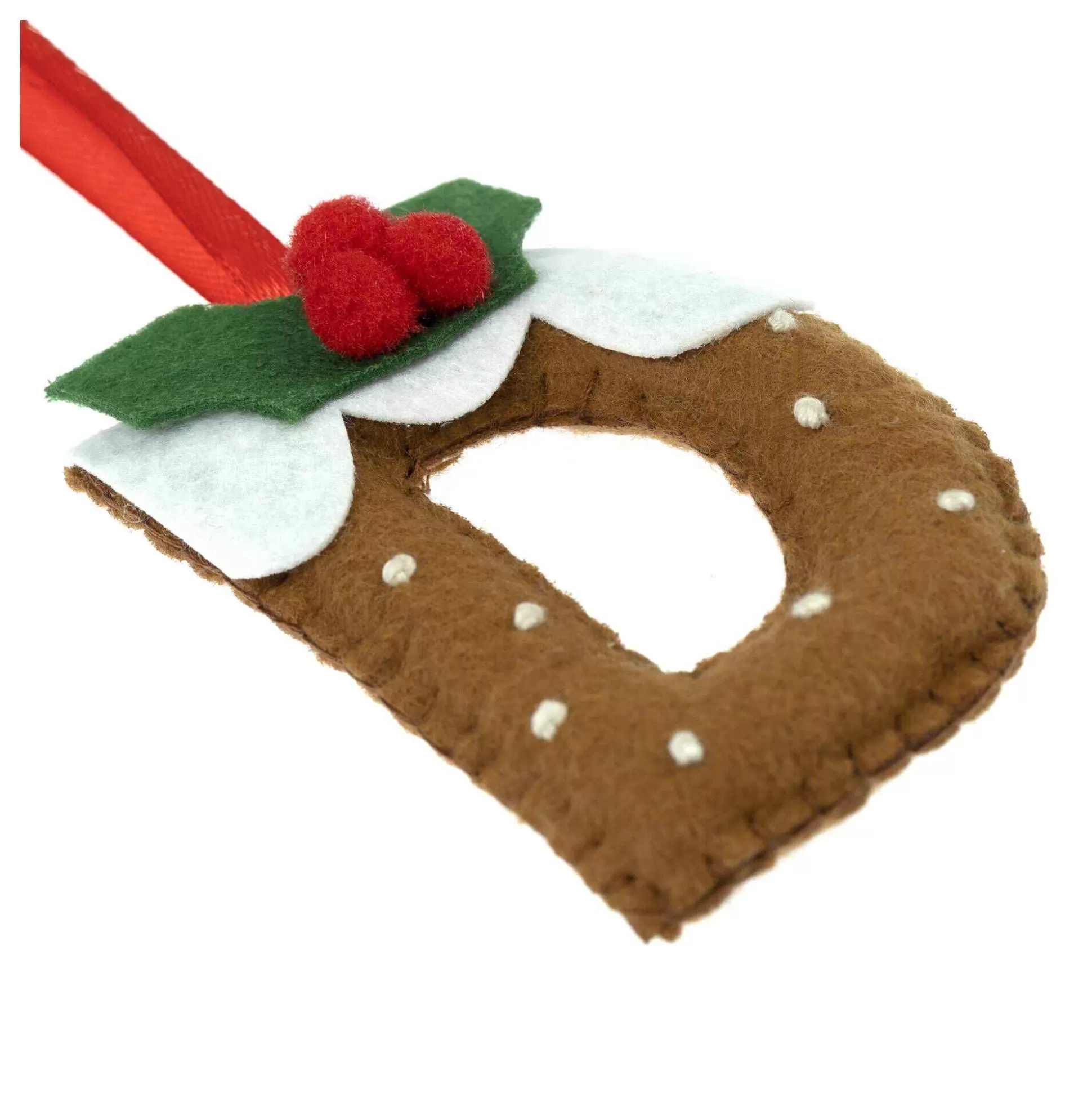 Hanging Christmas Pudding Felt Letter D-Hobbycraft Store