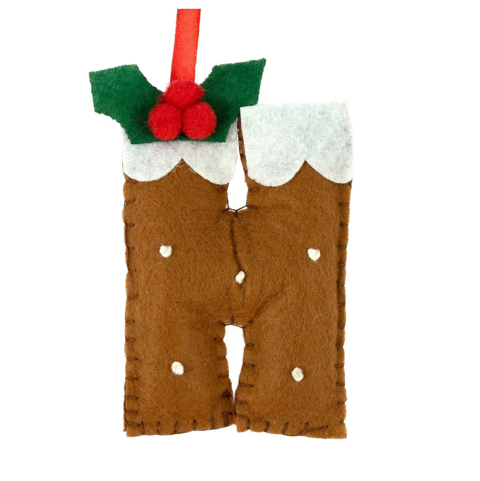 Hanging Christmas Pudding Felt Letter H-Hobbycraft Best Sale