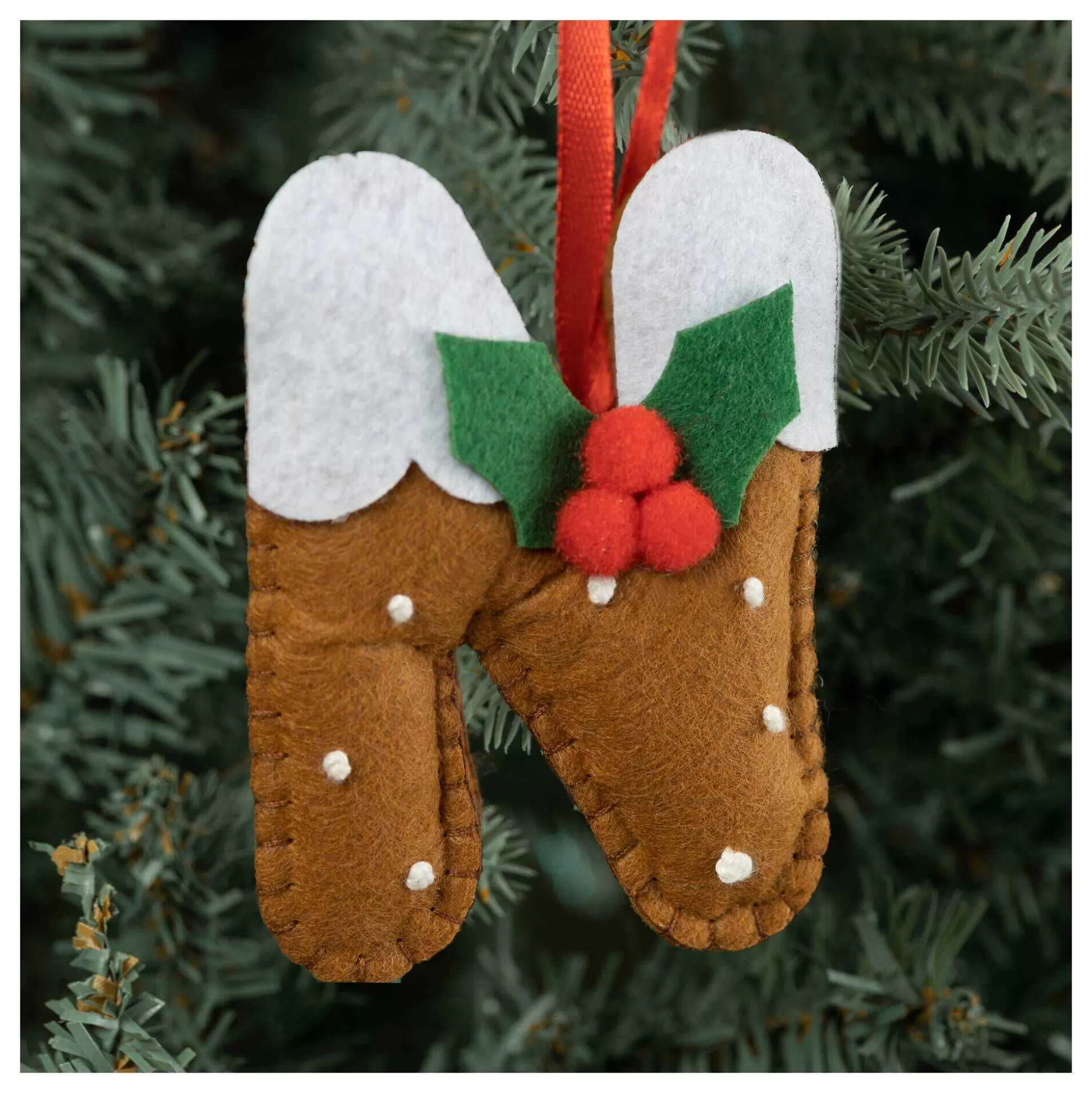 Hanging Christmas Pudding Felt Letter N-Hobbycraft Online