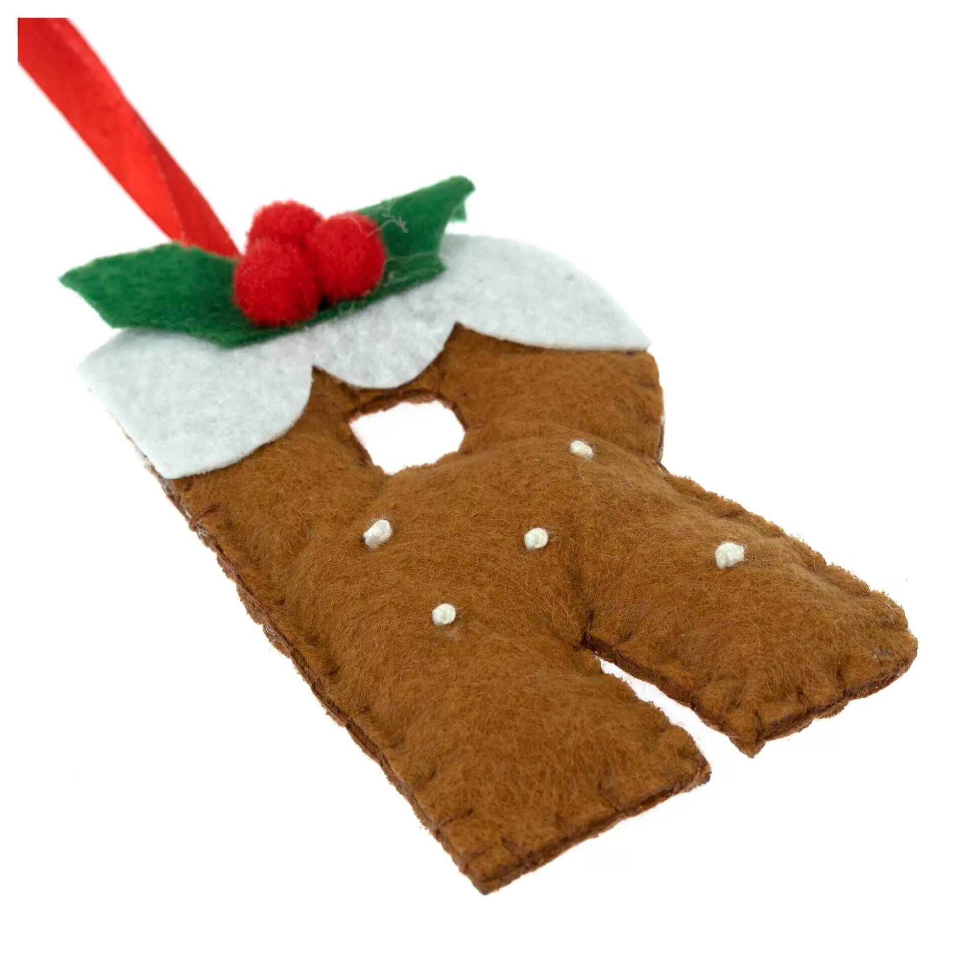 Hanging Christmas Pudding Felt Letter R-Hobbycraft Store