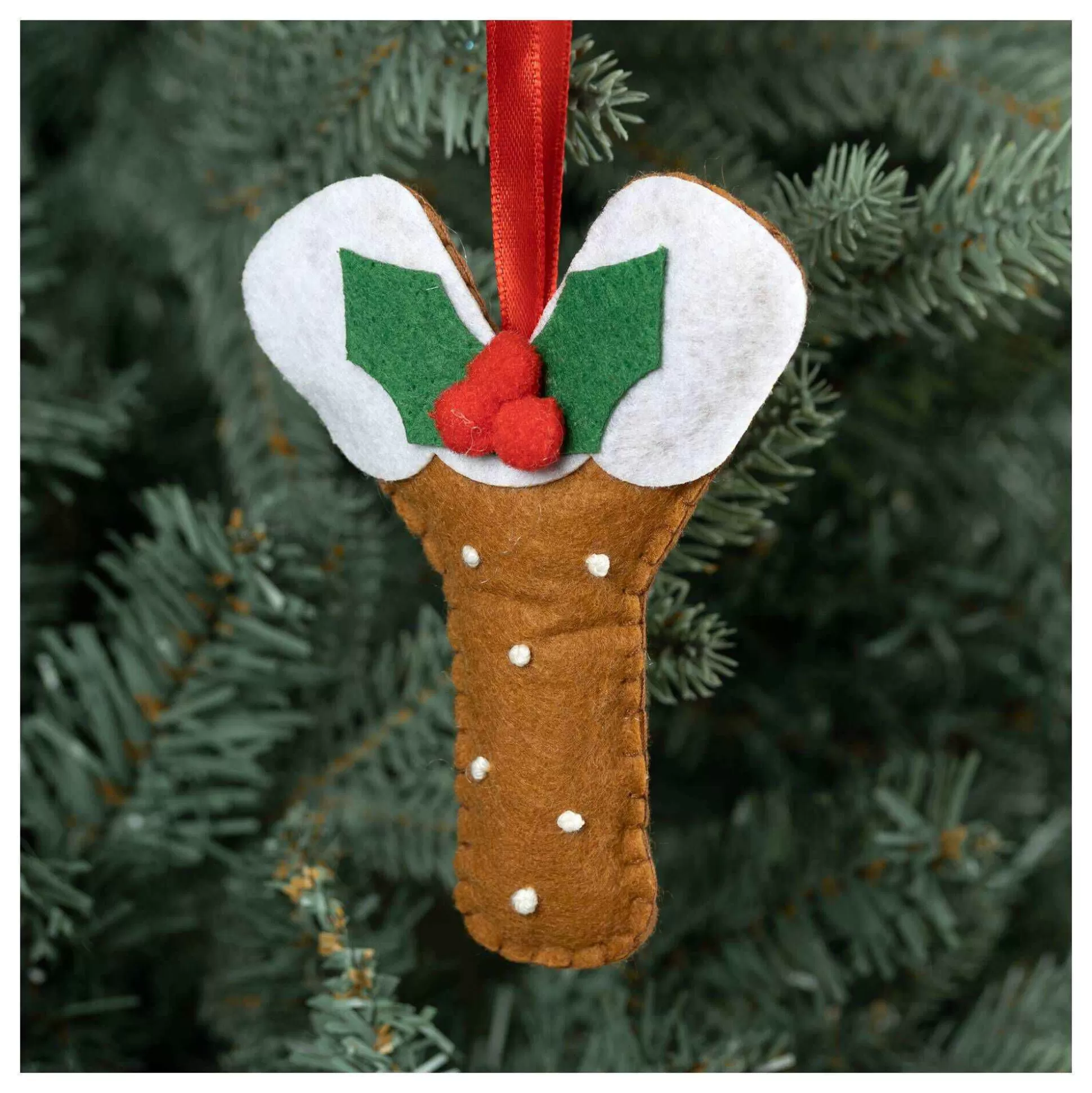 Hanging Christmas Pudding Felt Letter Y-Hobbycraft Online