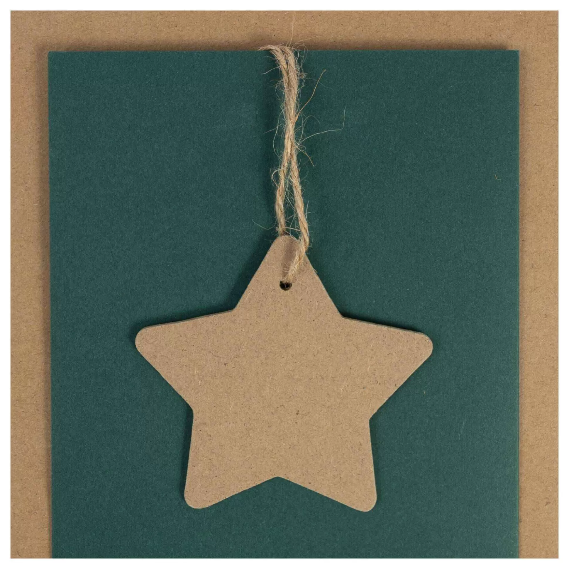 Hanging Mdf Star Decoration 8Cm-Hobbycraft New