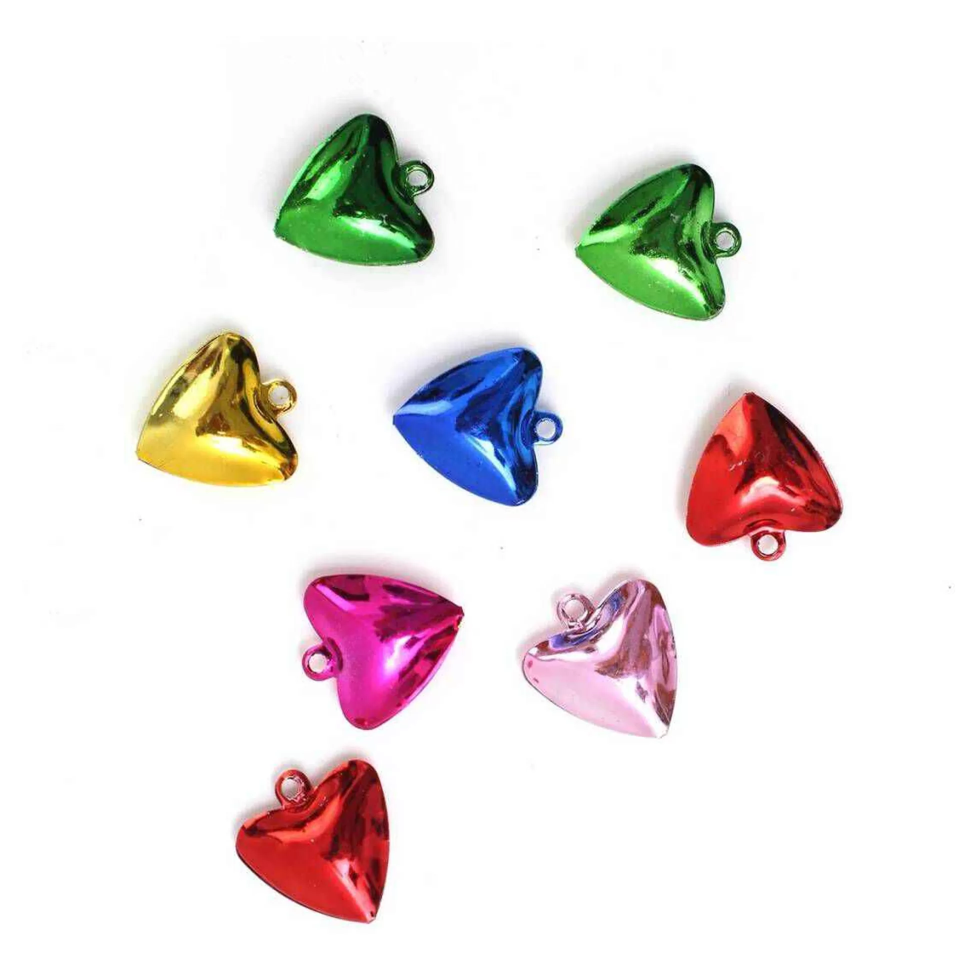 Heart Shape Bells 8 Pack-Hobbycraft Fashion