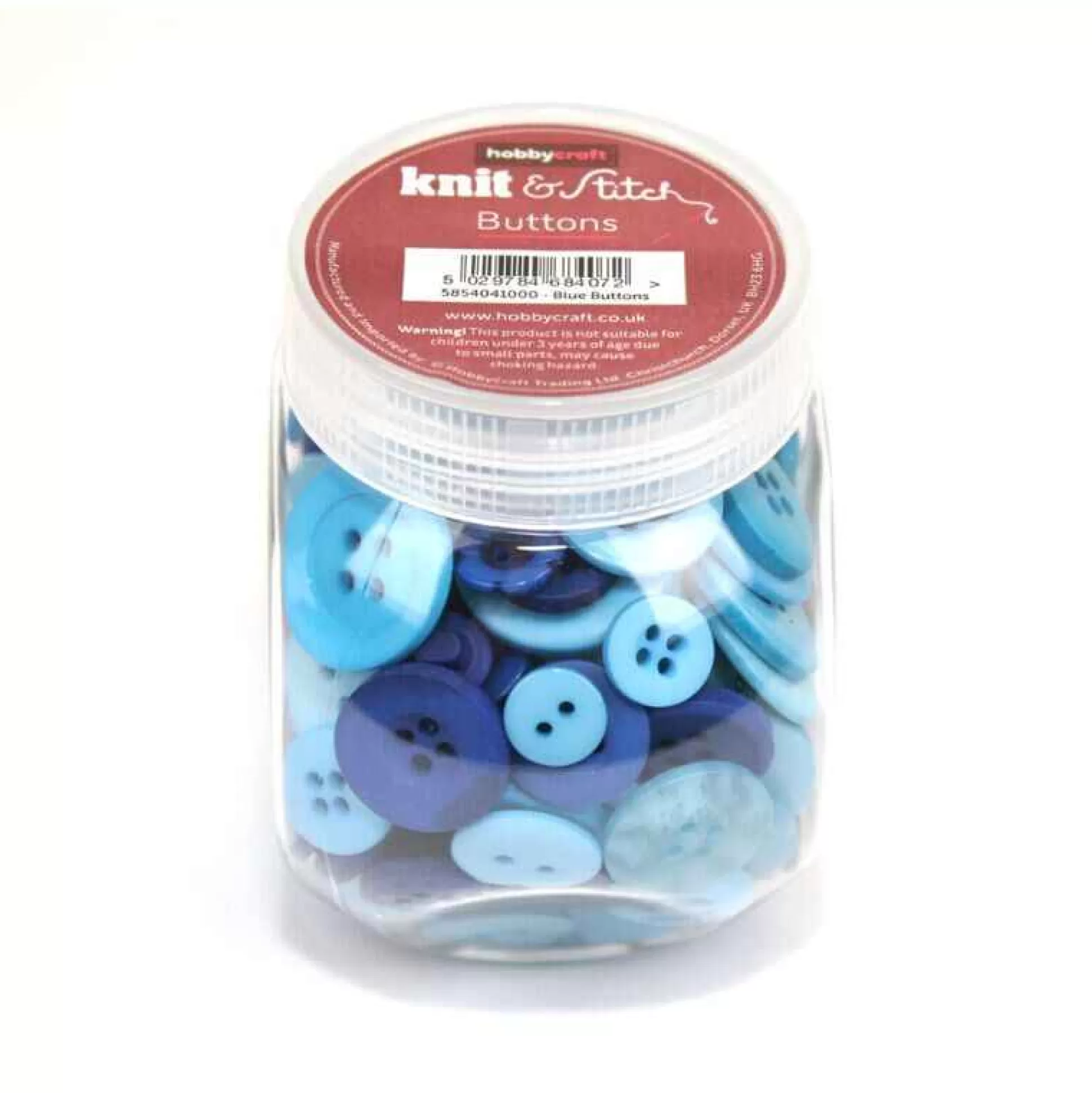 Button Jar Blue-Hobbycraft Sale