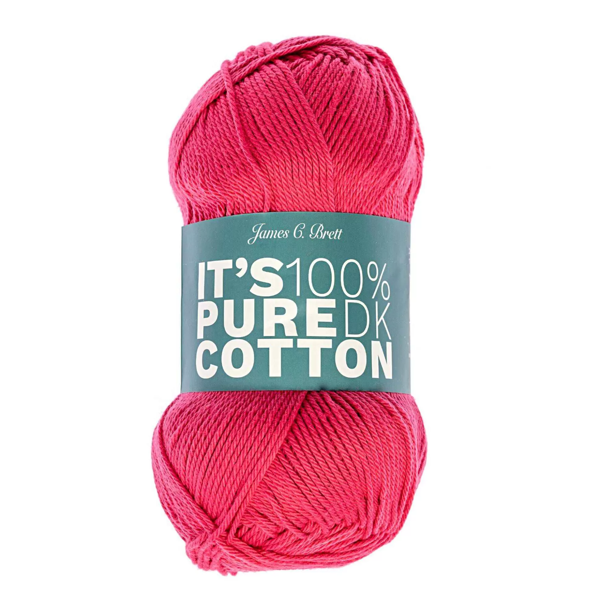 James C Brett Red It's Pure Cotton Yarn 100G-Hobbycraft Store