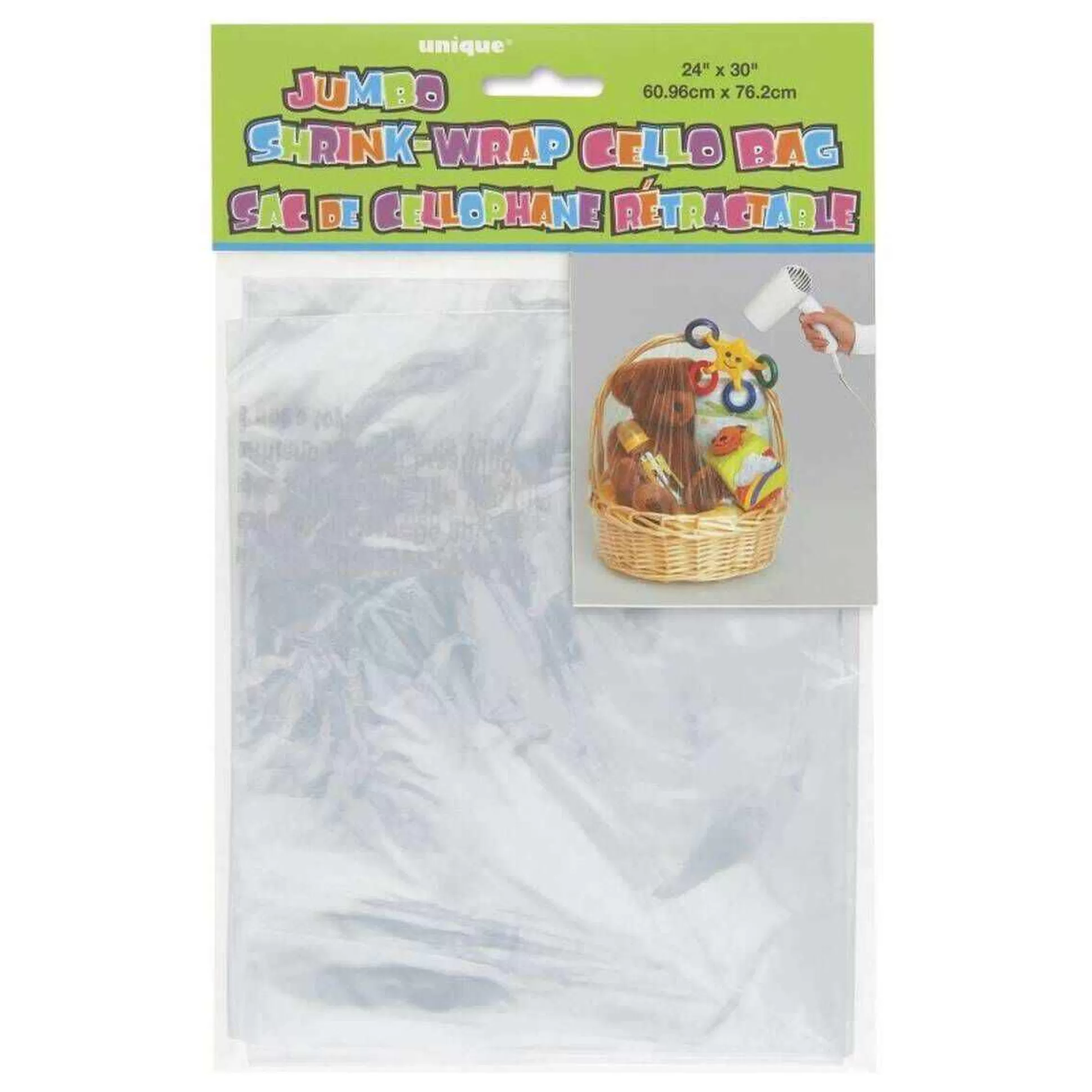 Jumbo Shrink Wrap Cello Bag-Hobbycraft Cheap