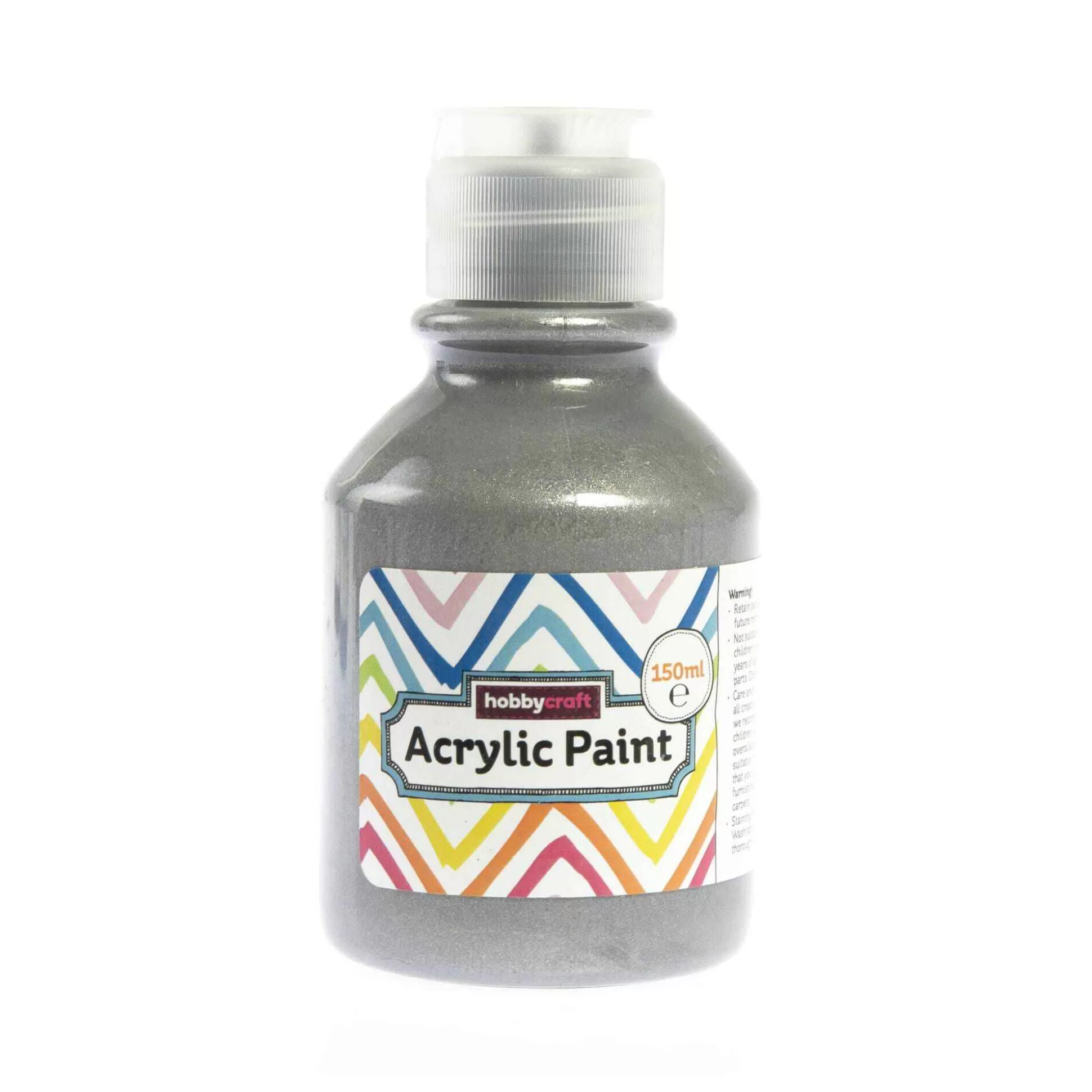 Kids' Silver Acrylic Paint 150Ml-Hobbycraft Store