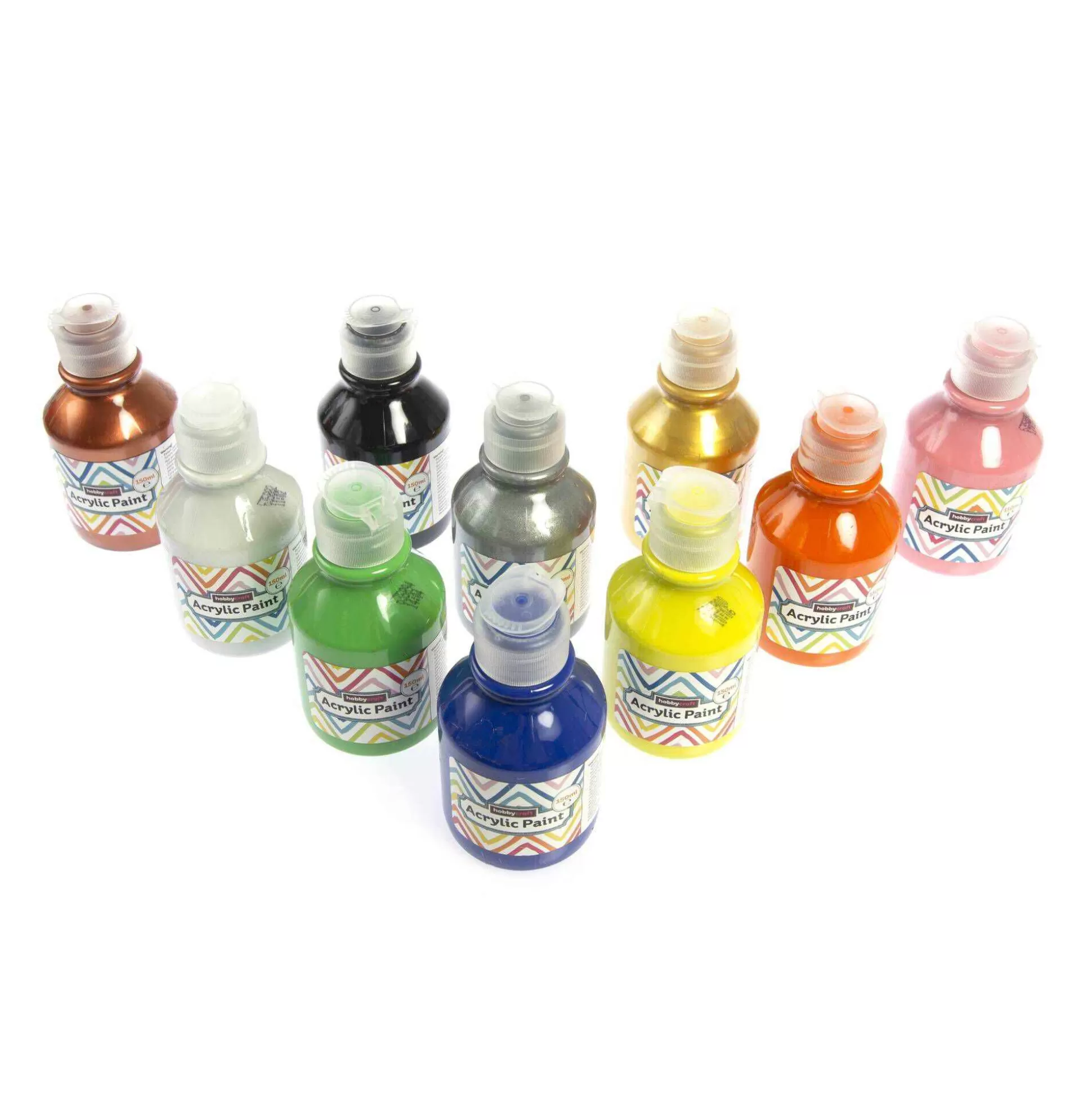 Kids' Silver Acrylic Paint 150Ml-Hobbycraft Store