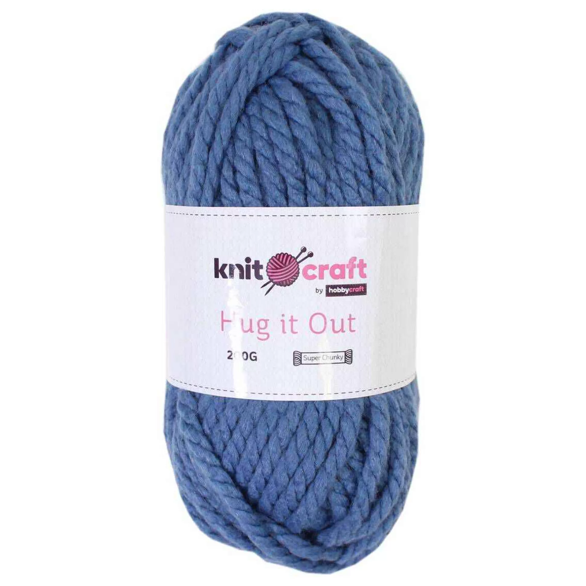 Knitcraft Dusk Blue Hug It Out Yarn 200G-Hobbycraft Online