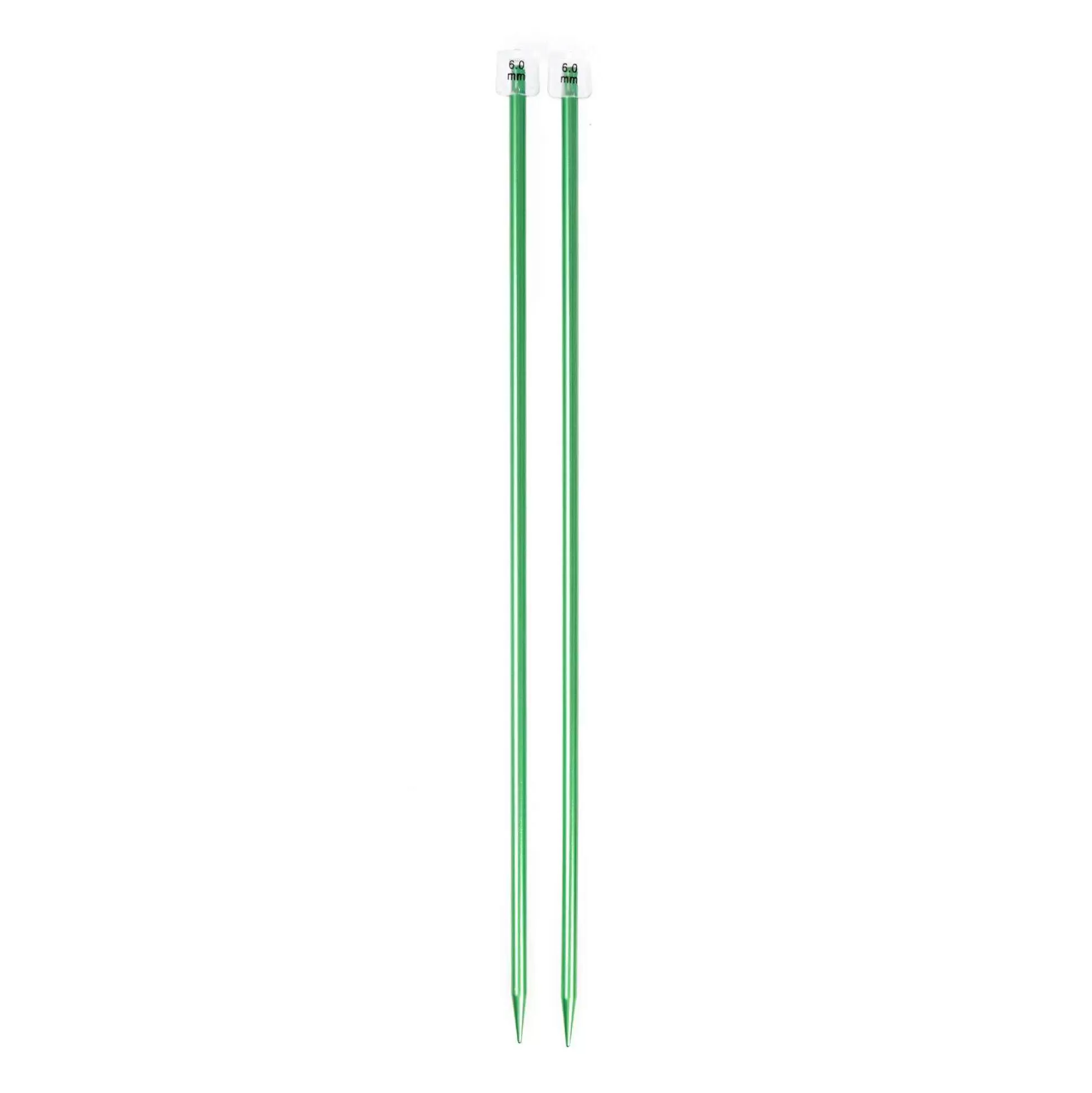 Knitcraft Green Knitting Needles 6Mm-Hobbycraft New