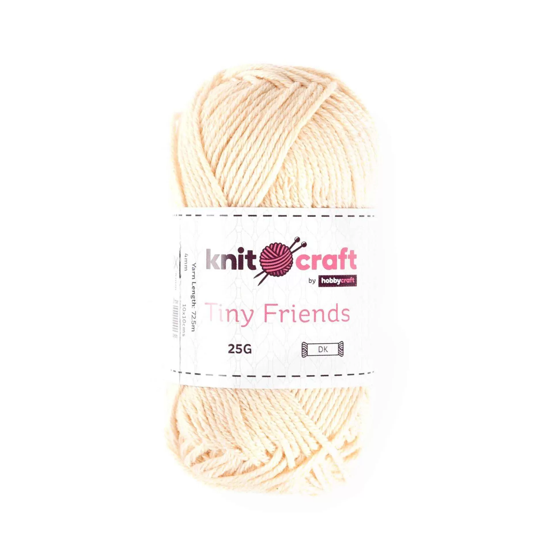 Knitcraft Pastel Peach Tiny Friends Yarn 25G-Hobbycraft New