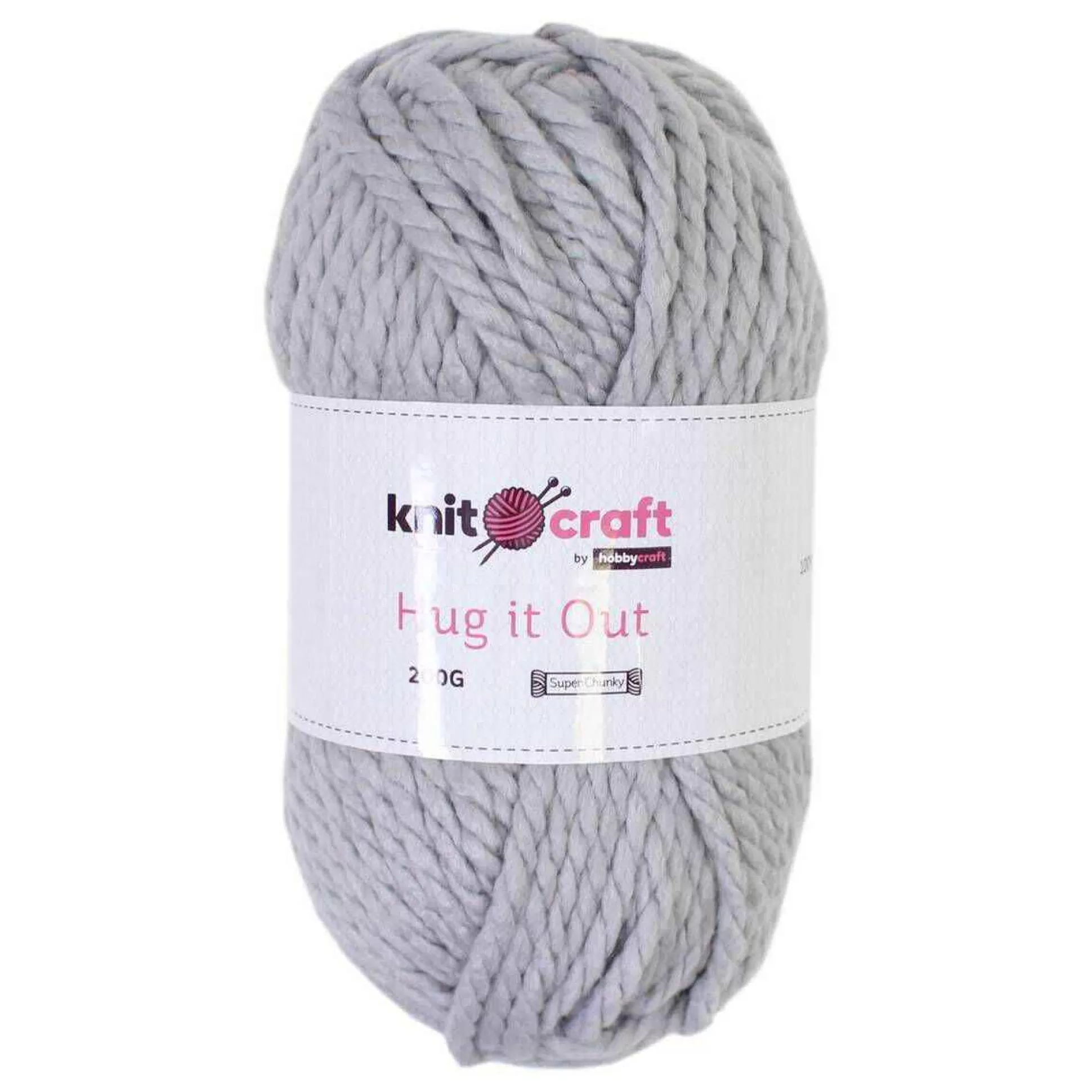 Knitcraft Steel Hug It Out Yarn 200G-Hobbycraft Cheap