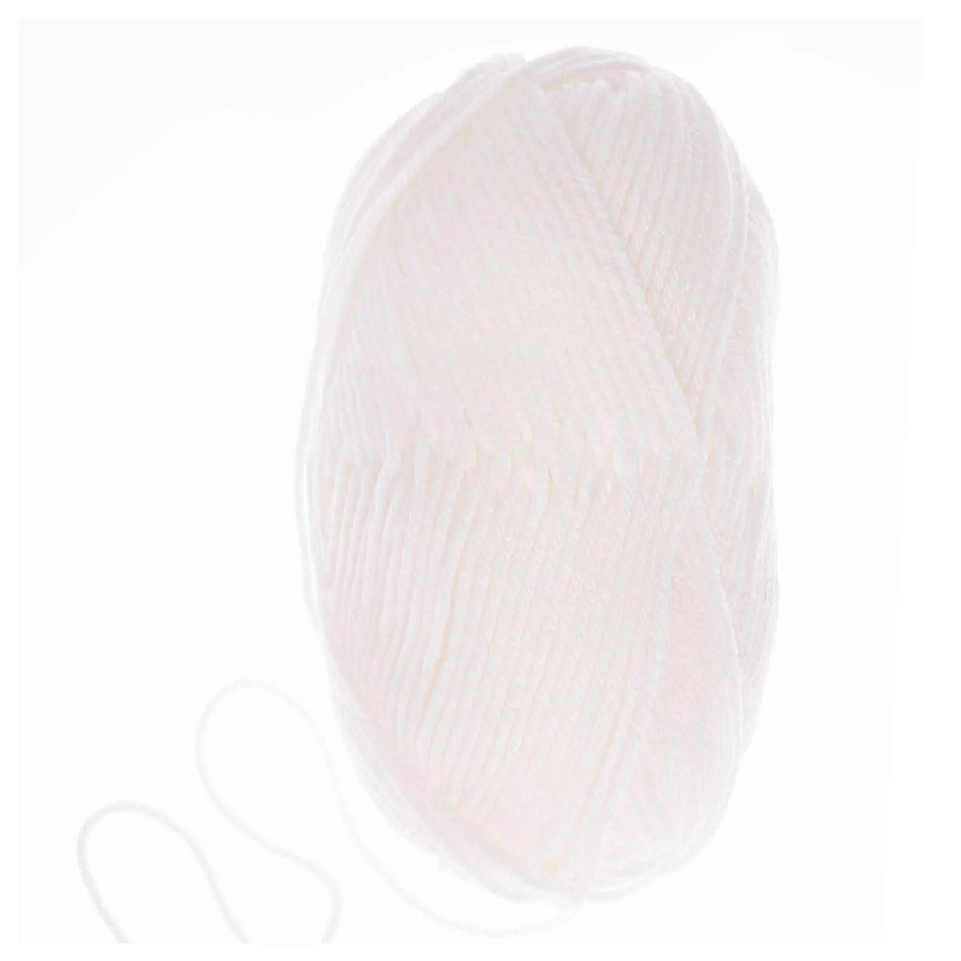 Knitcraft White Everyday Chunky Yarn 100G-Hobbycraft Flash Sale