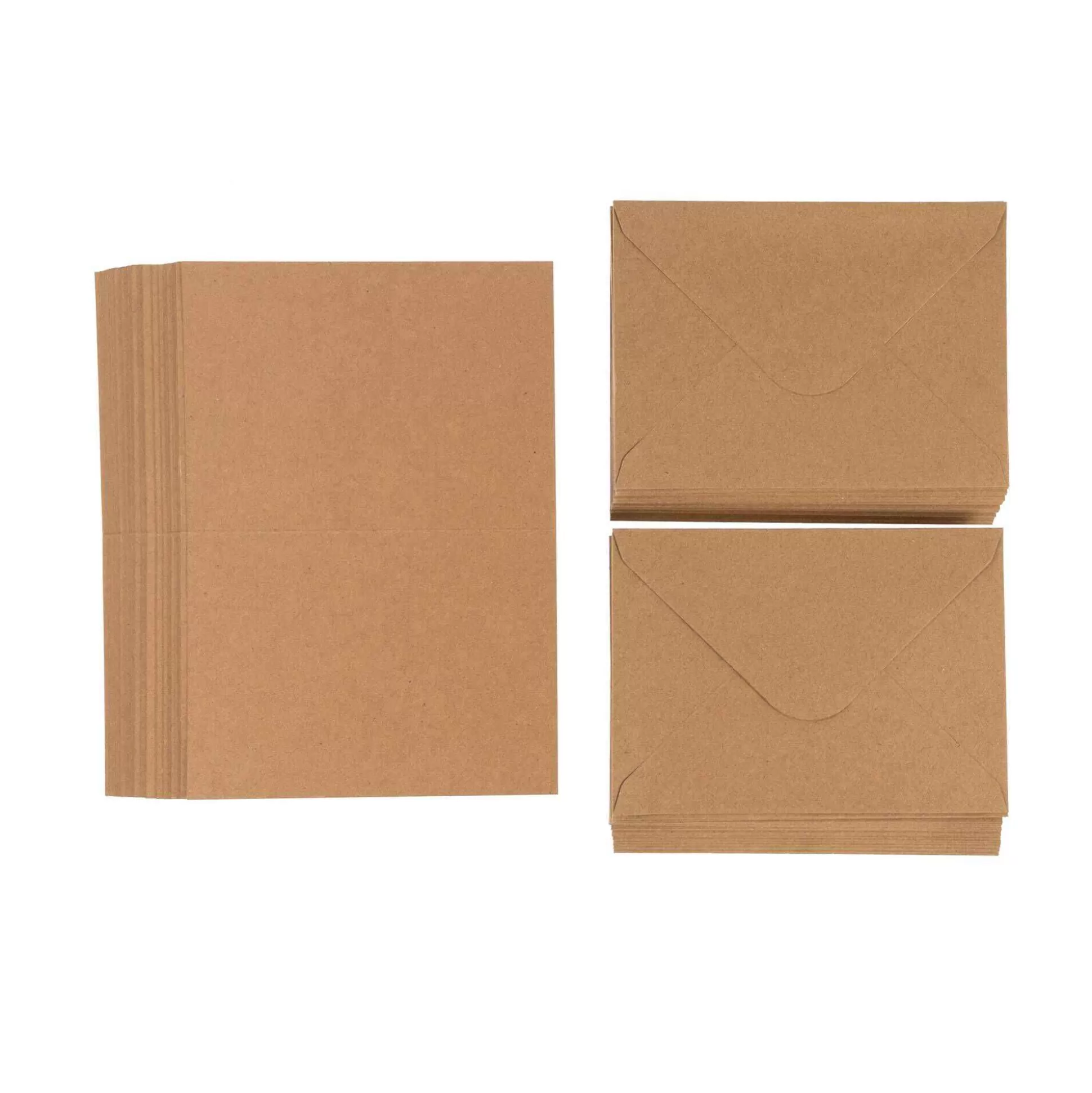 Kraft Cards And Envelopes C6 50 Pack-Hobbycraft Best Sale