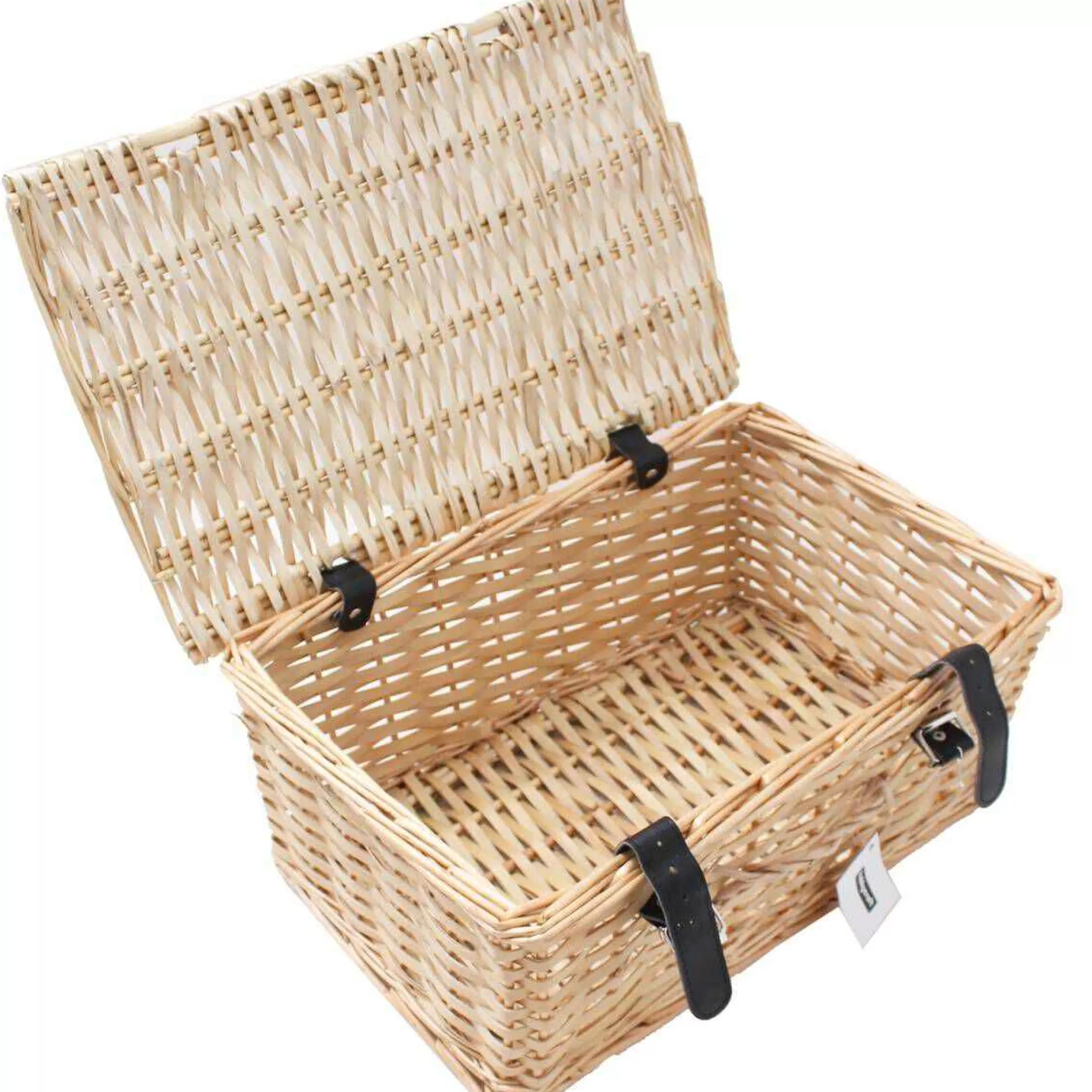 Large Brown Wicker Hamper 42Cm X 28Cm X 18Cm-Hobbycraft Clearance