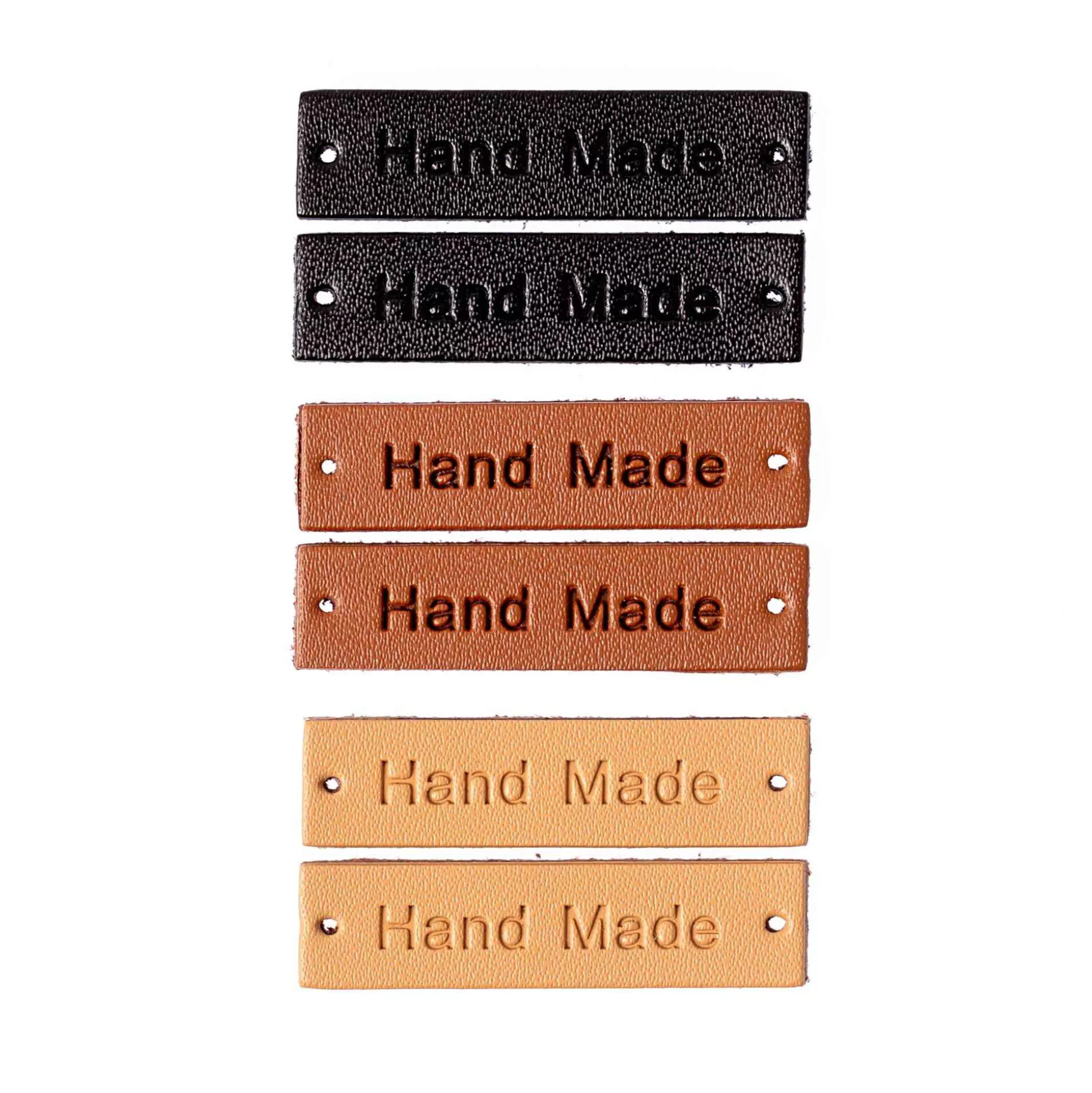 Leather Handmade Labels 6 Pack-Hobbycraft Store