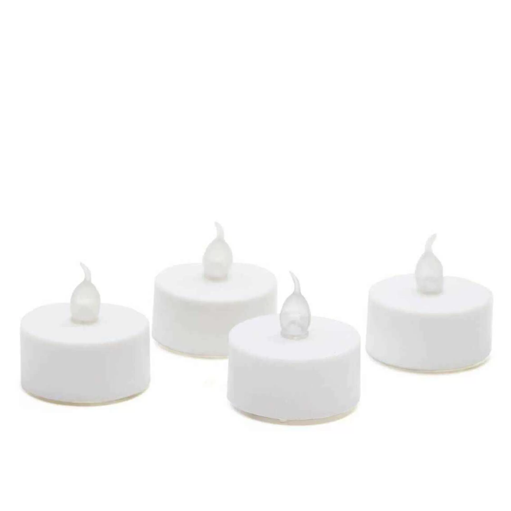 Led Flameless Candle Tea Lights 4 Pack-Hobbycraft Clearance