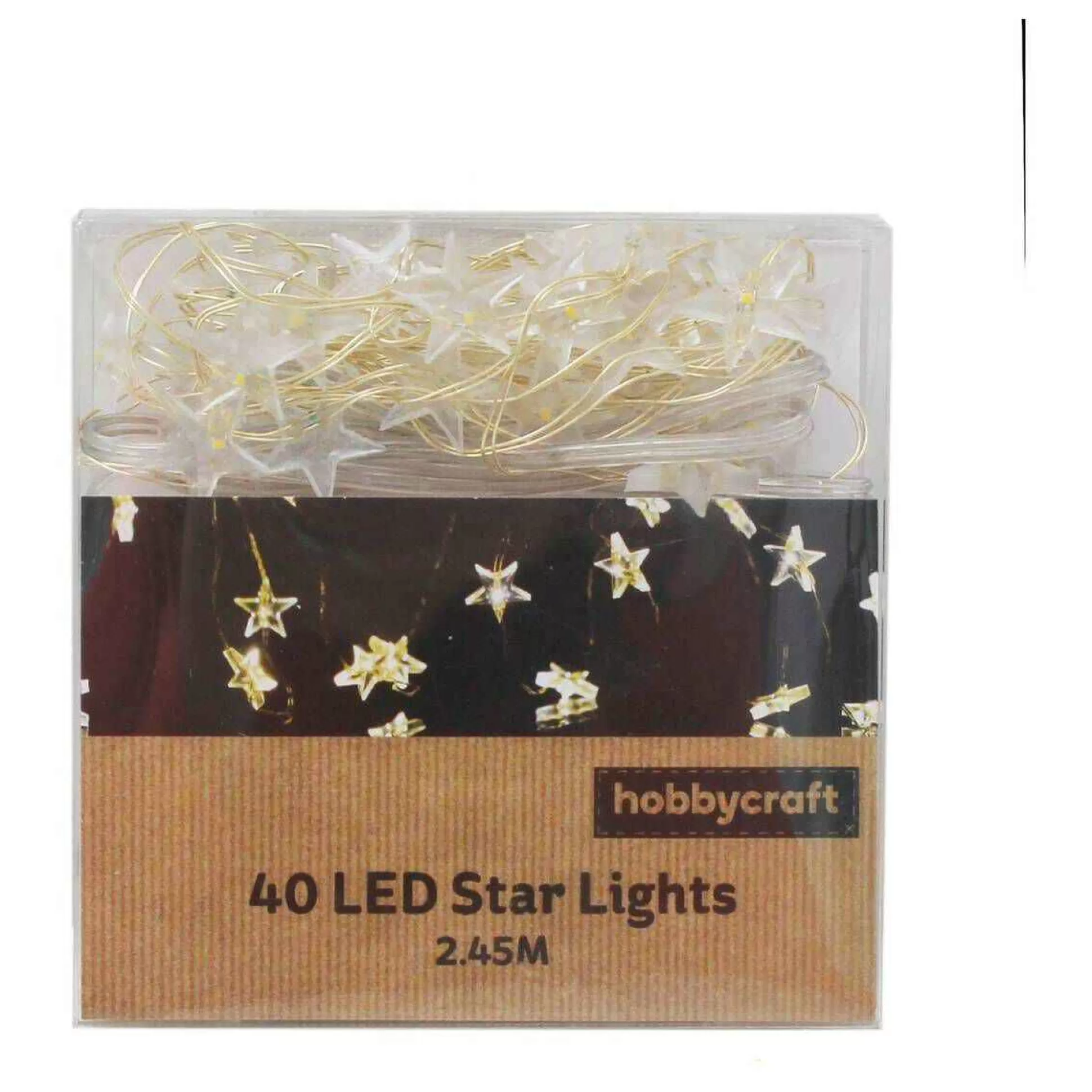 Led Star Lights 2.45M-Hobbycraft Clearance