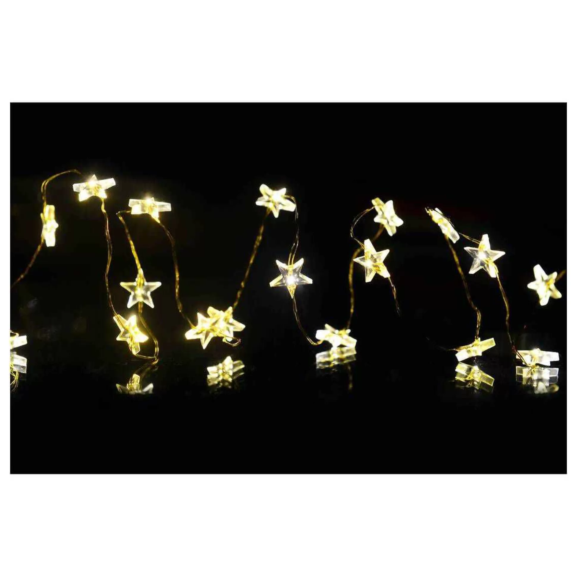 Led Star Lights 2.45M-Hobbycraft Clearance