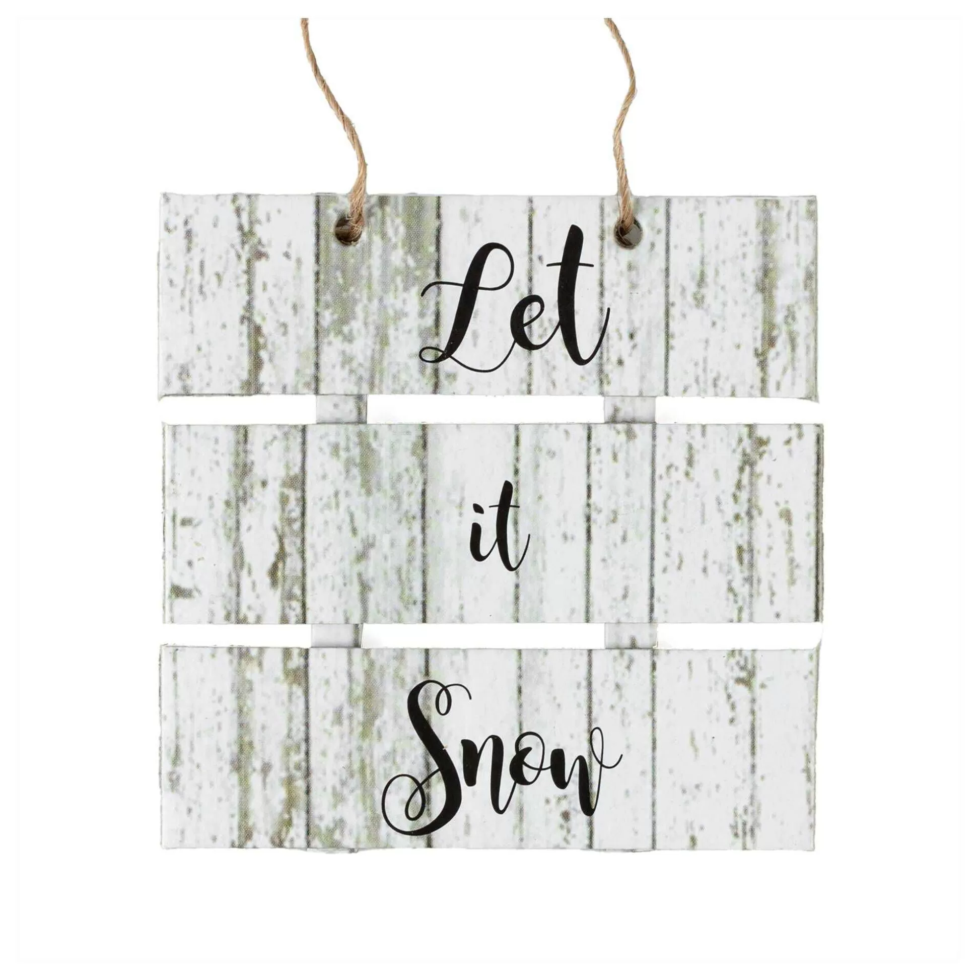 Let It Snow Mini Pallet Embellishment-Hobbycraft Cheap