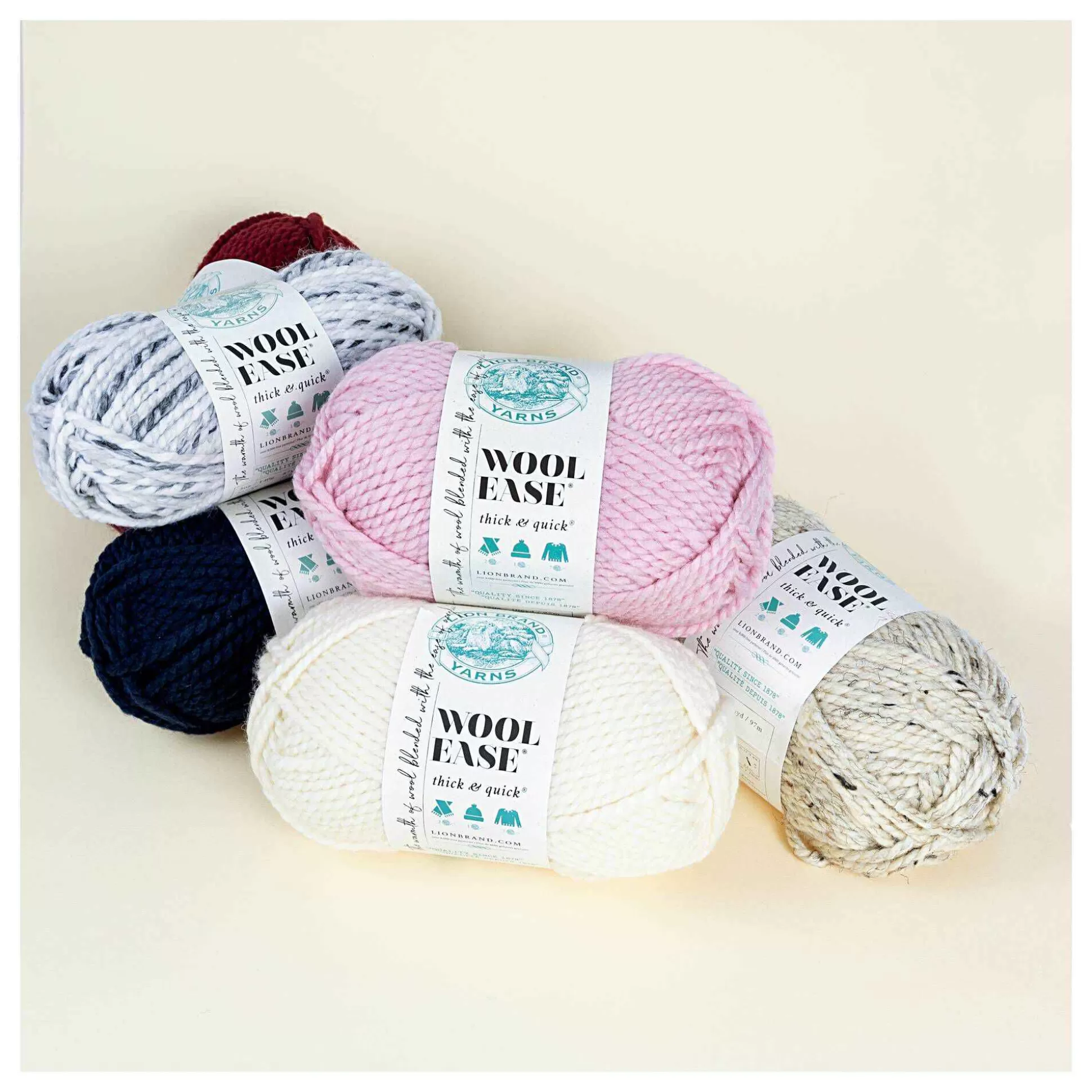 Lion Brand Blossom Wool-Ease Thick & Quick Yarn 170G-Hobbycraft New