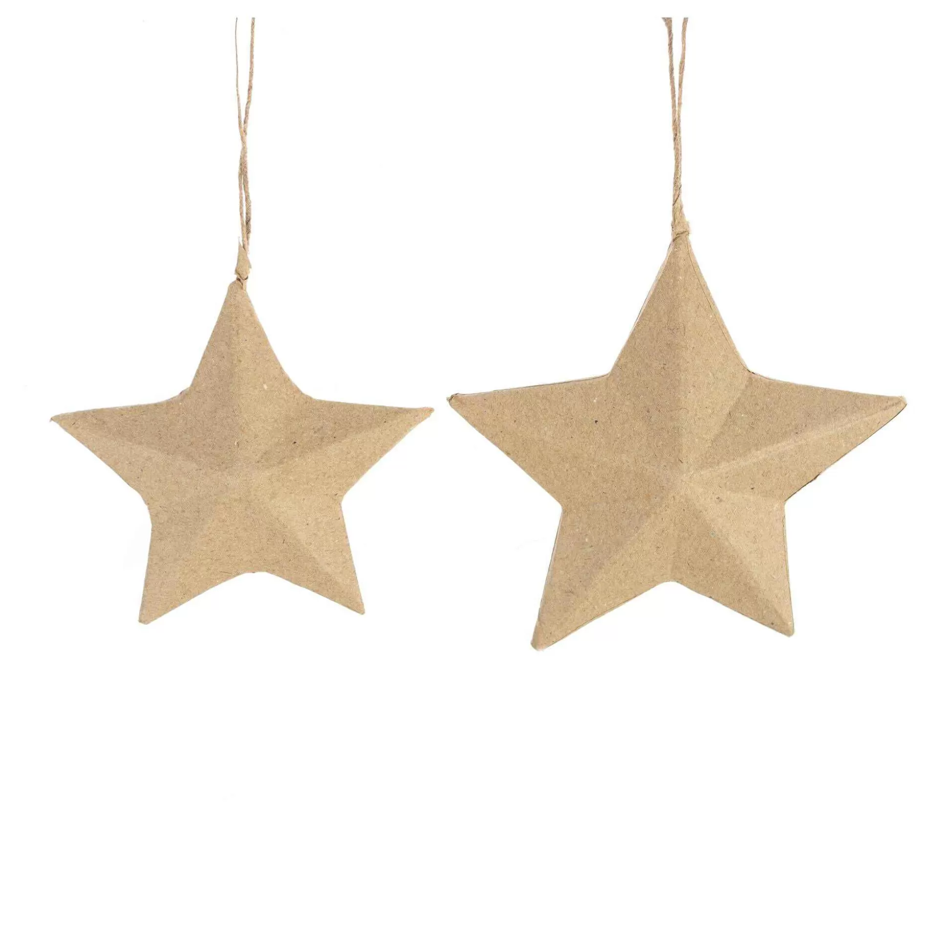 Mache Hanging Star Decoration 2 Pack-Hobbycraft Best Sale