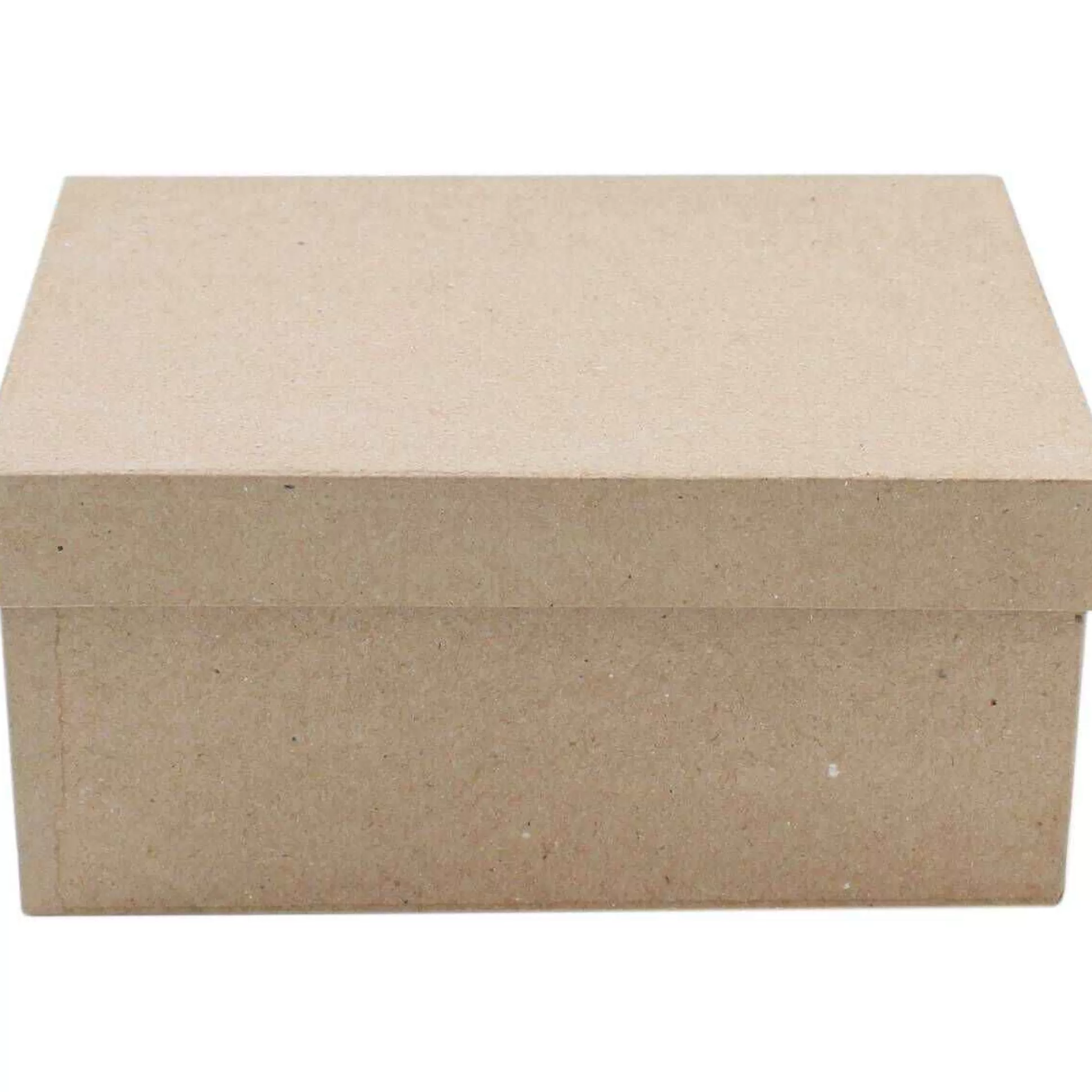 Mache Rectangular Box With Lid 20Cm-Hobbycraft Flash Sale