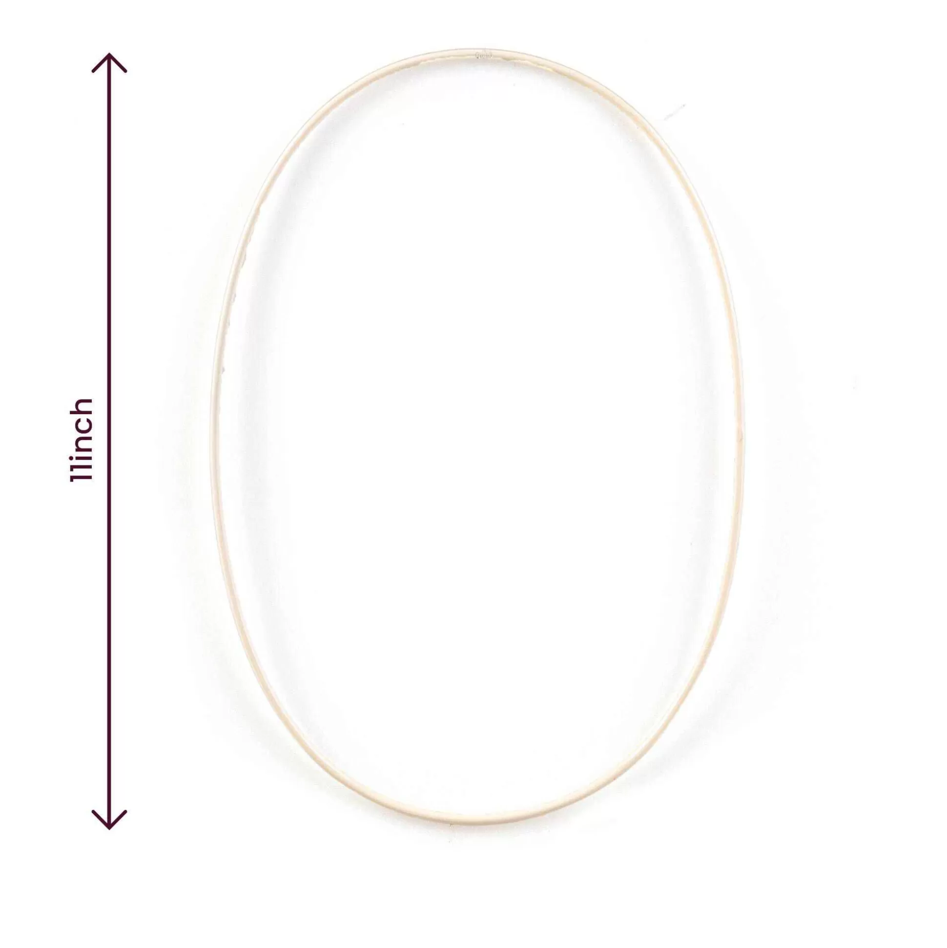 Macrame Metal Oval Frame 28Cm-Hobbycraft Cheap