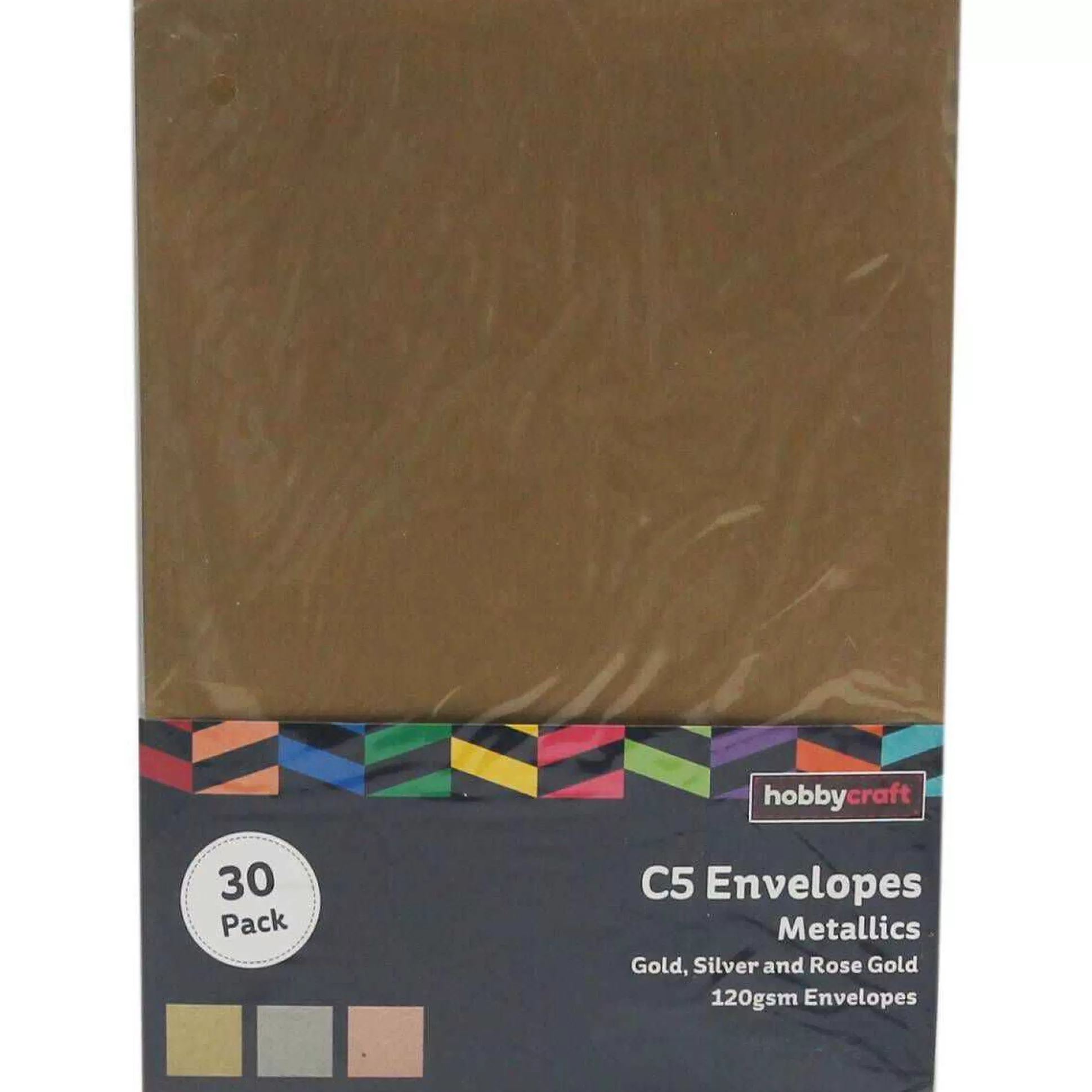 Metallic Envelopes C5 30 Pack-Hobbycraft Fashion