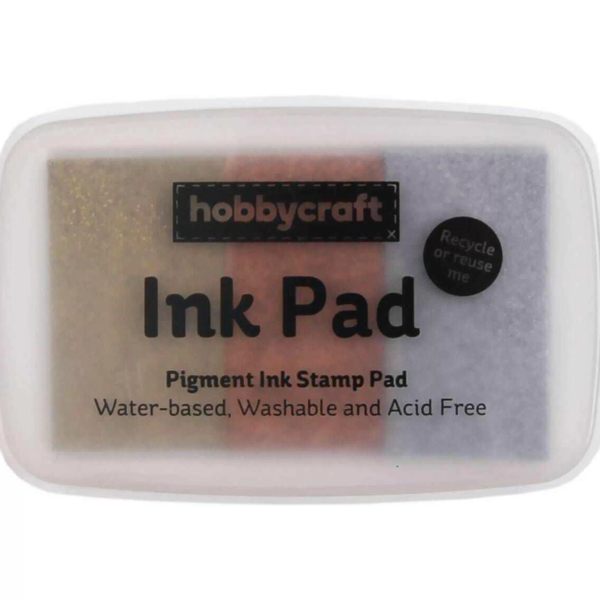 Metallic Ink Pad 3 Pack-Hobbycraft New