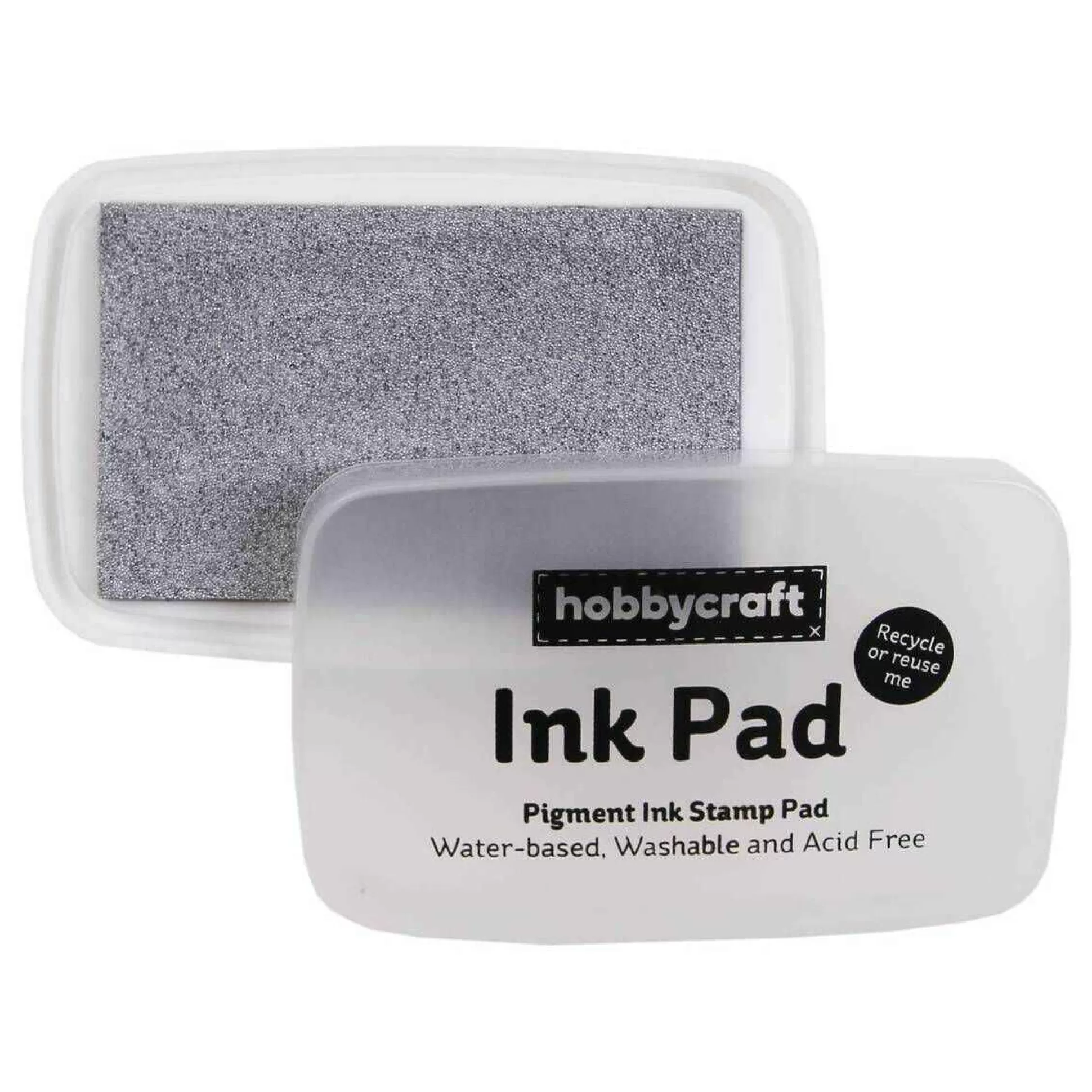 Metallic Silver Ink Pad-Hobbycraft Fashion