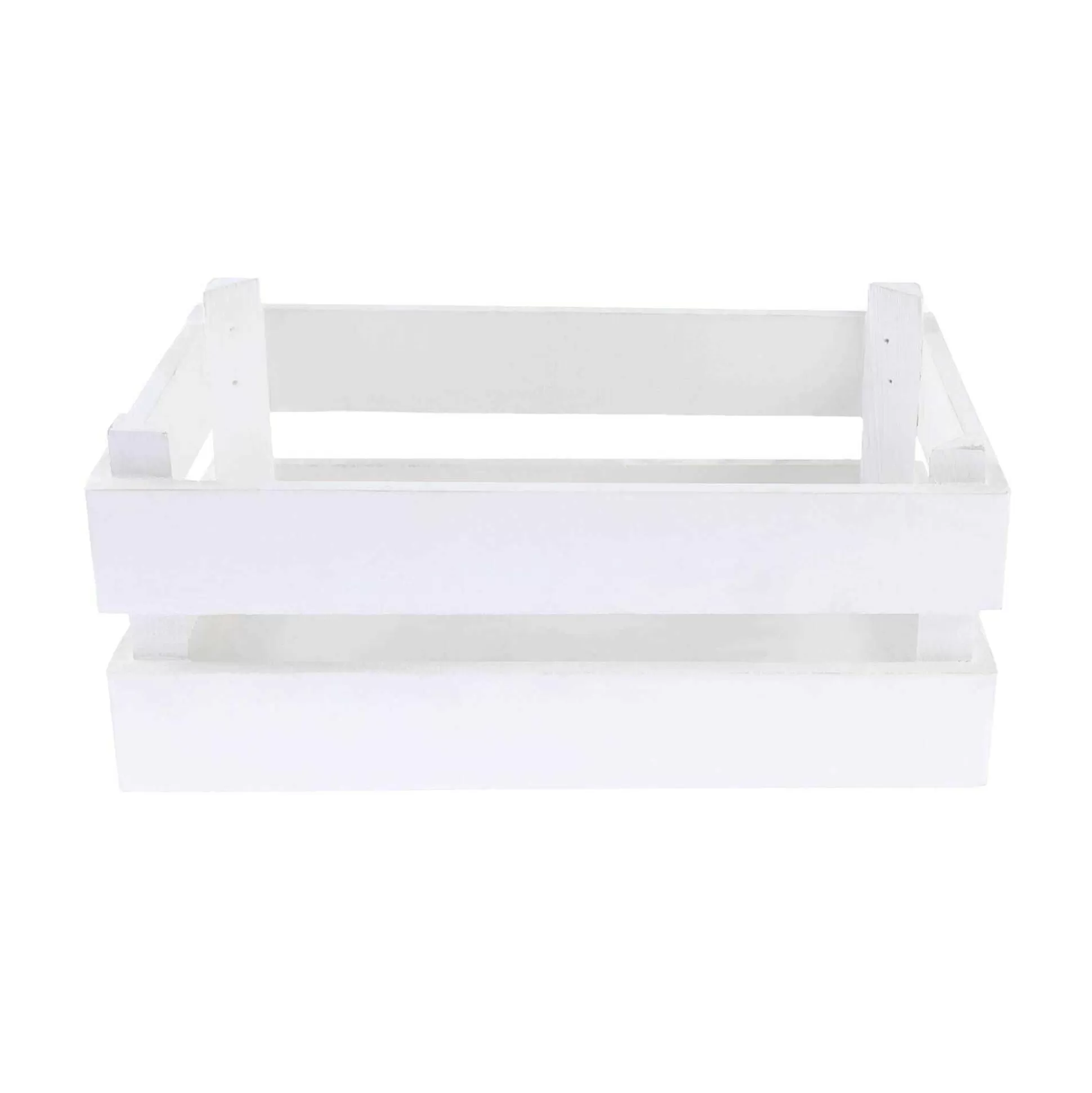 Mini White Wooden Crate 24Cm X 16Cm X 10Cm-Hobbycraft Online