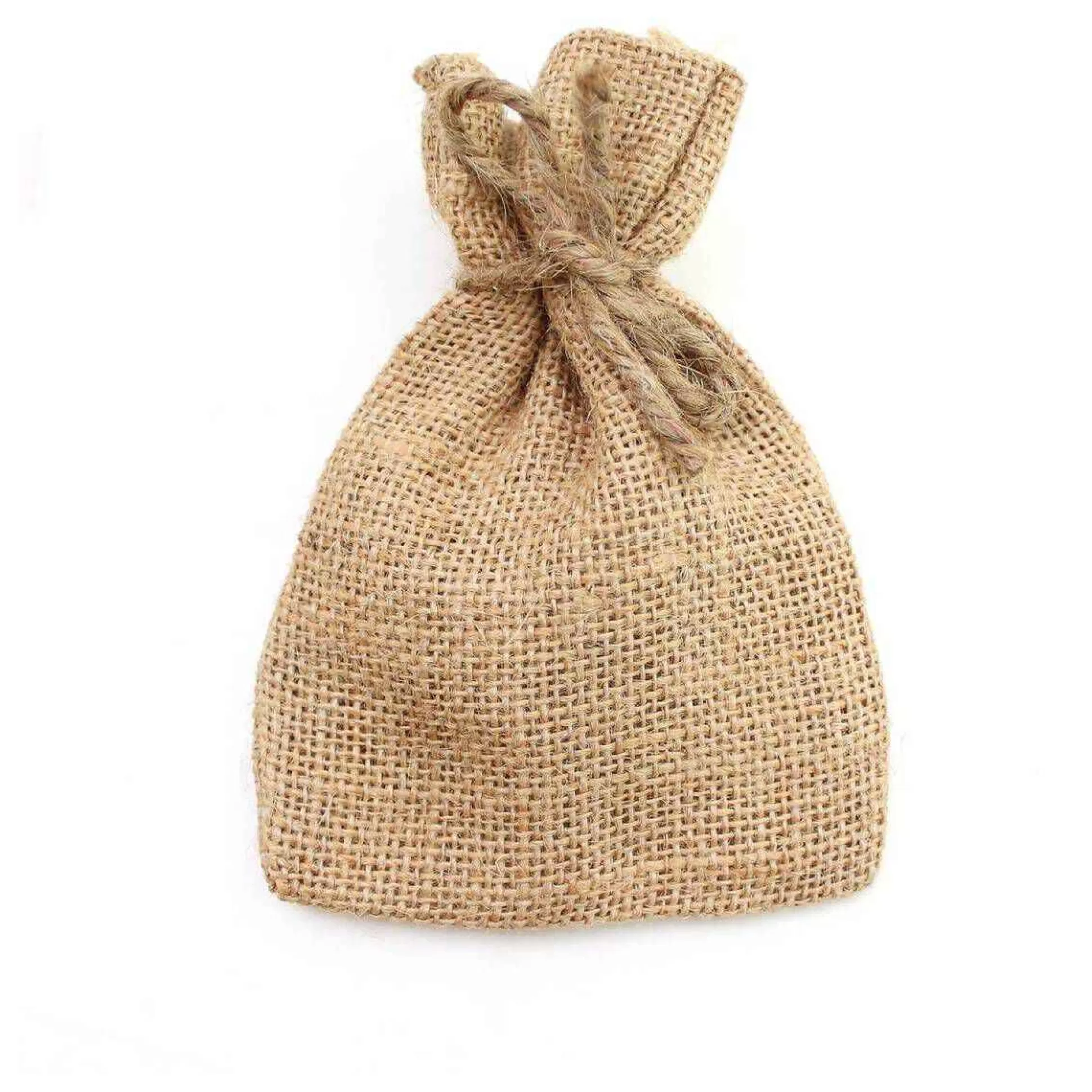 Natural Jute Bags 10 Pack-Hobbycraft Store