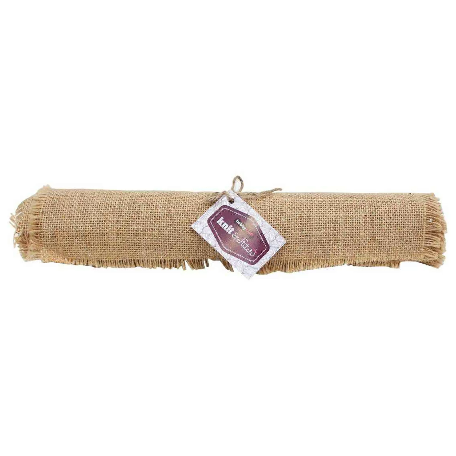 Natural Jute Fabric Roll 30Cm X 2M-Hobbycraft Outlet