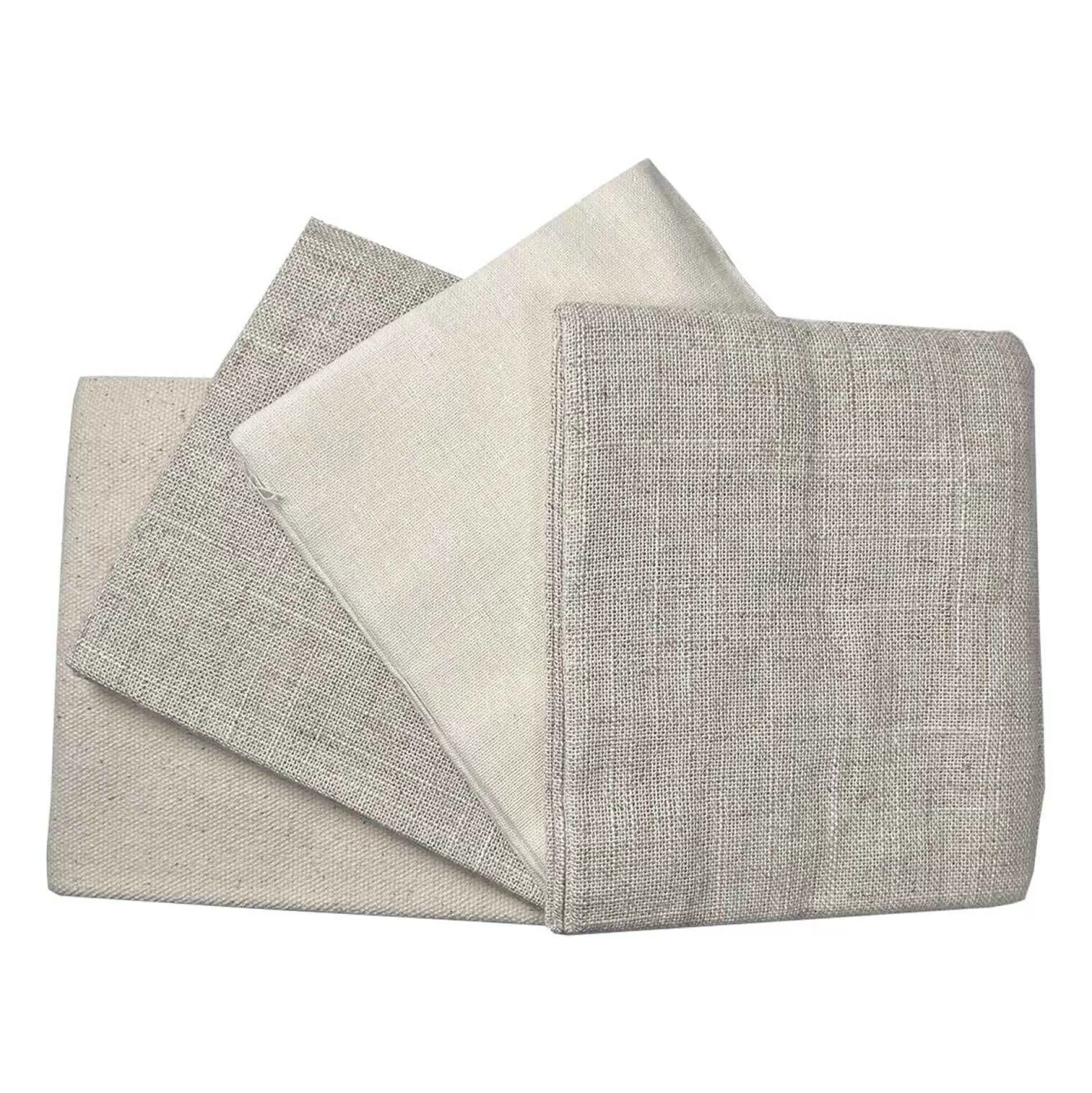 Natural Linen Fat Quarters 4 Pack-Hobbycraft Best