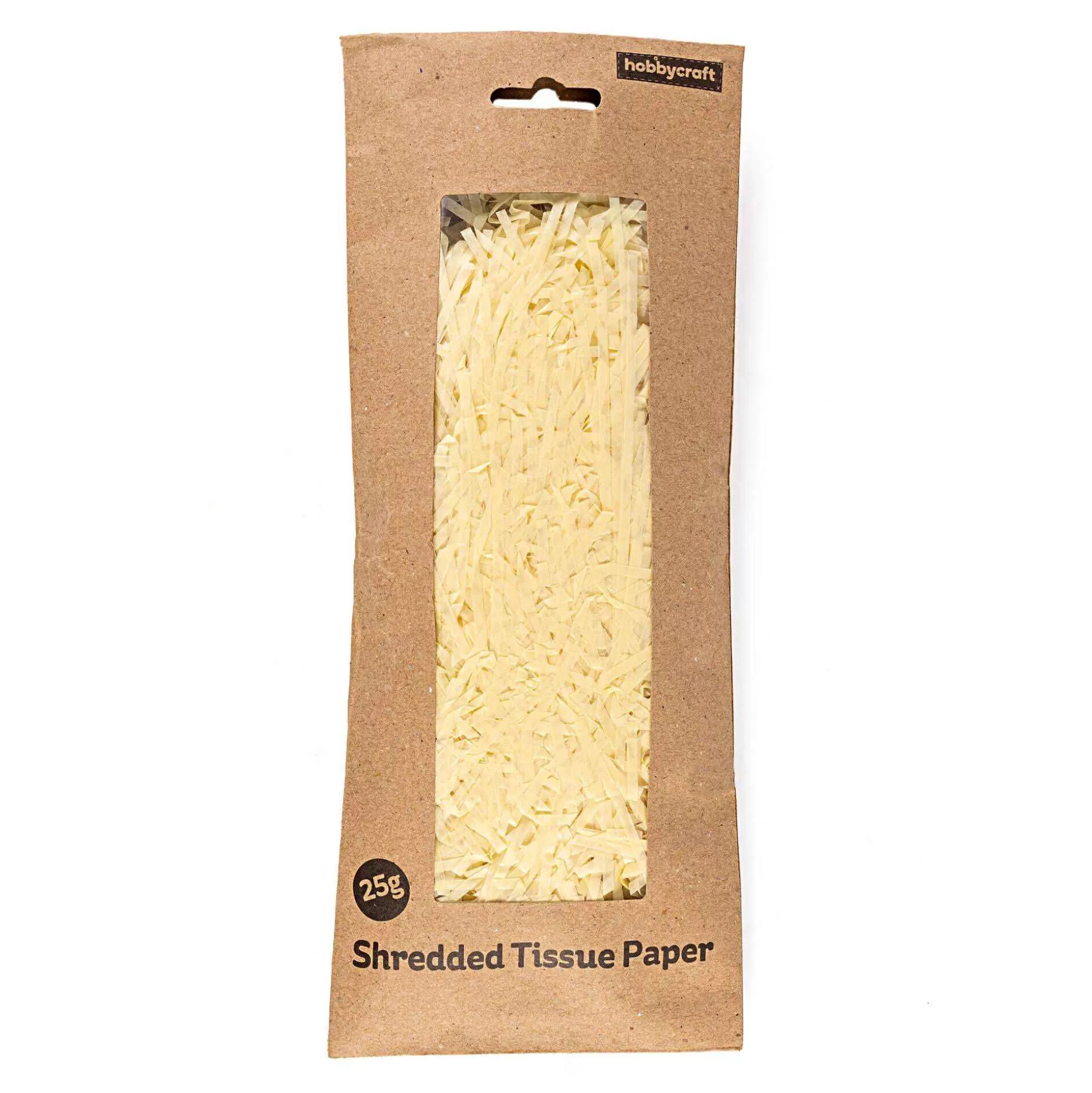 Pale Yellow Shredded Tissue Paper 25G-Hobbycraft Hot