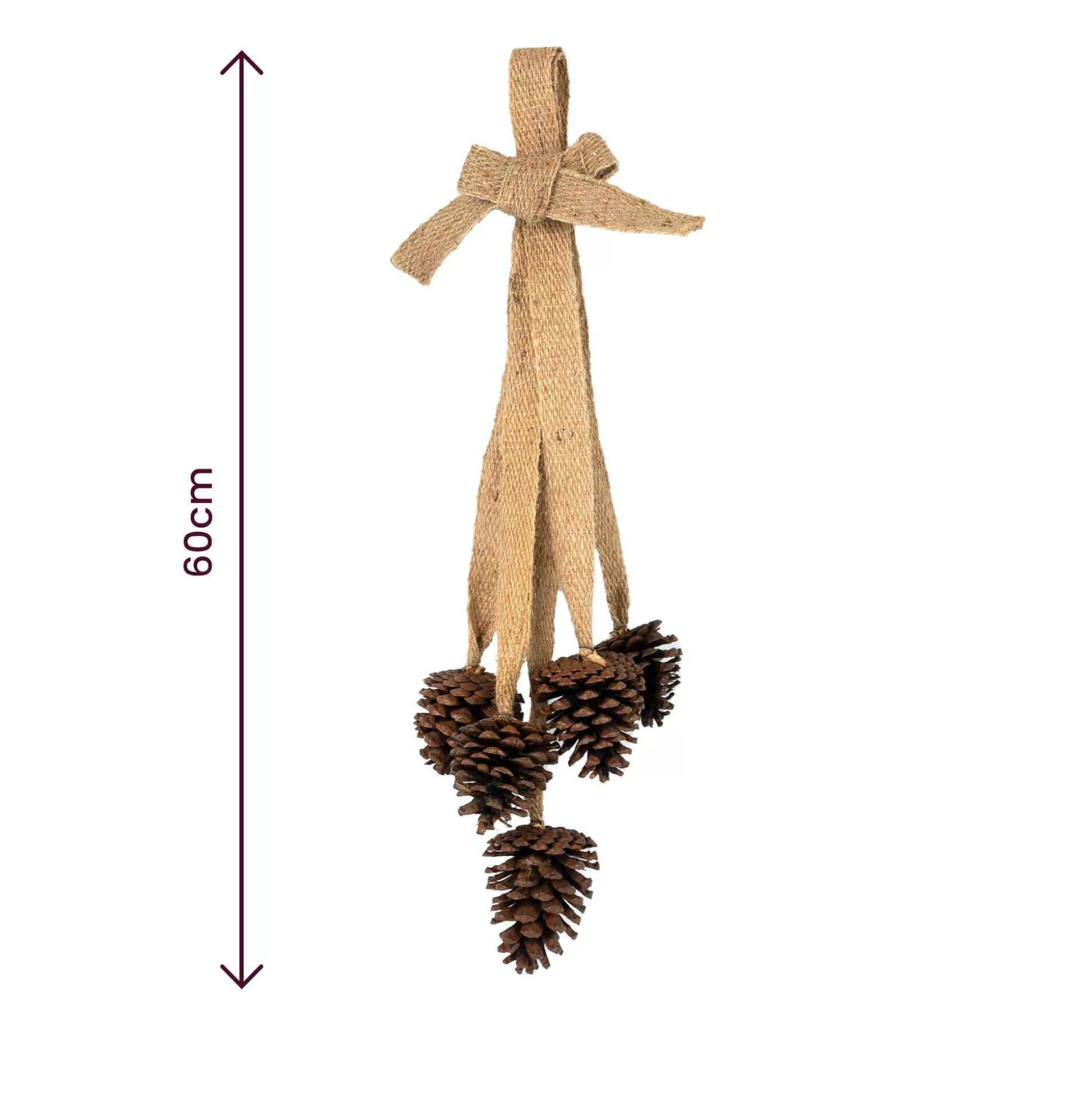 Pinecone Hanging Decoration 60Cm-Hobbycraft Store