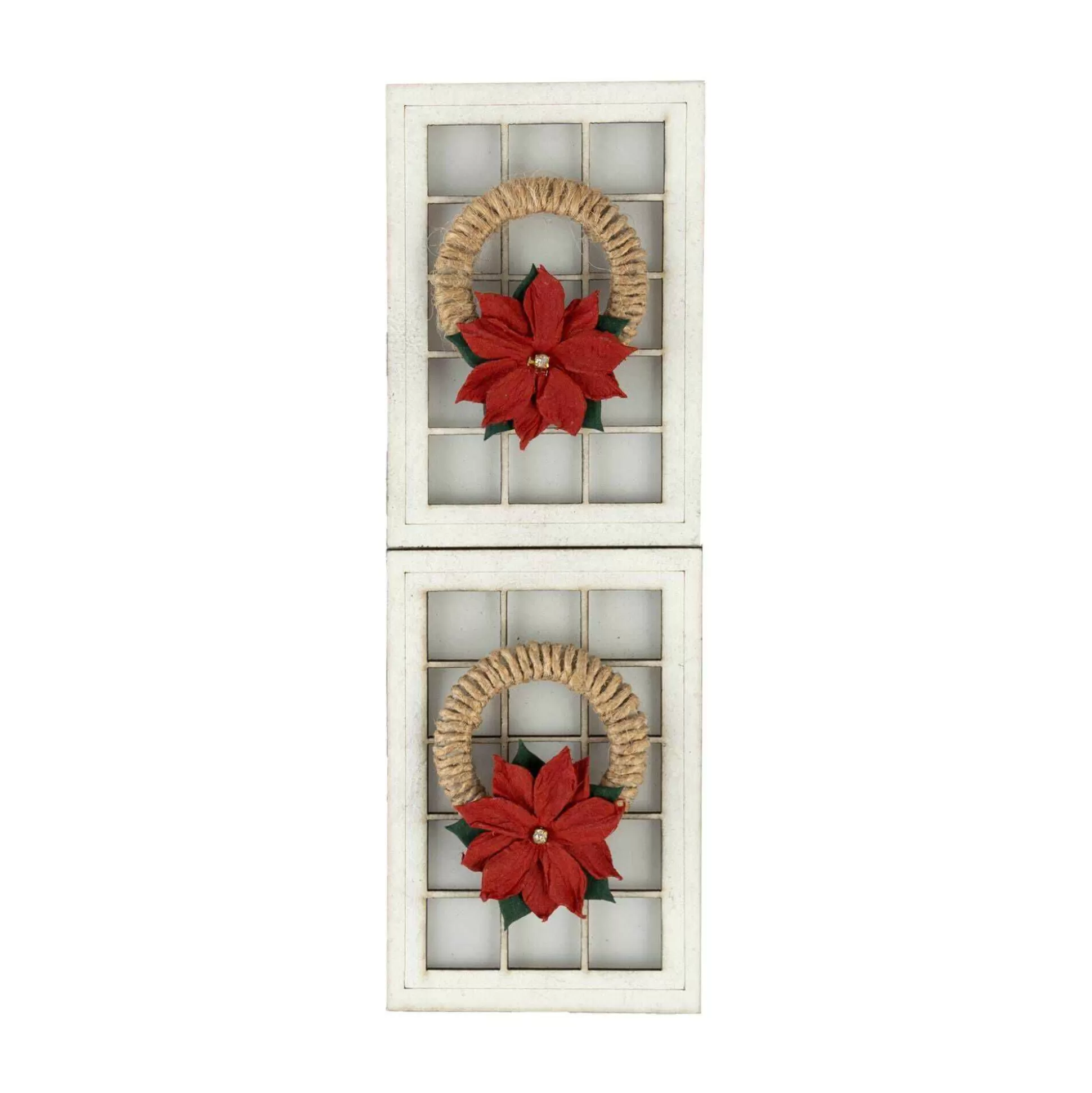 Poinsettia Door Embellishments 2 Pack-Hobbycraft Flash Sale