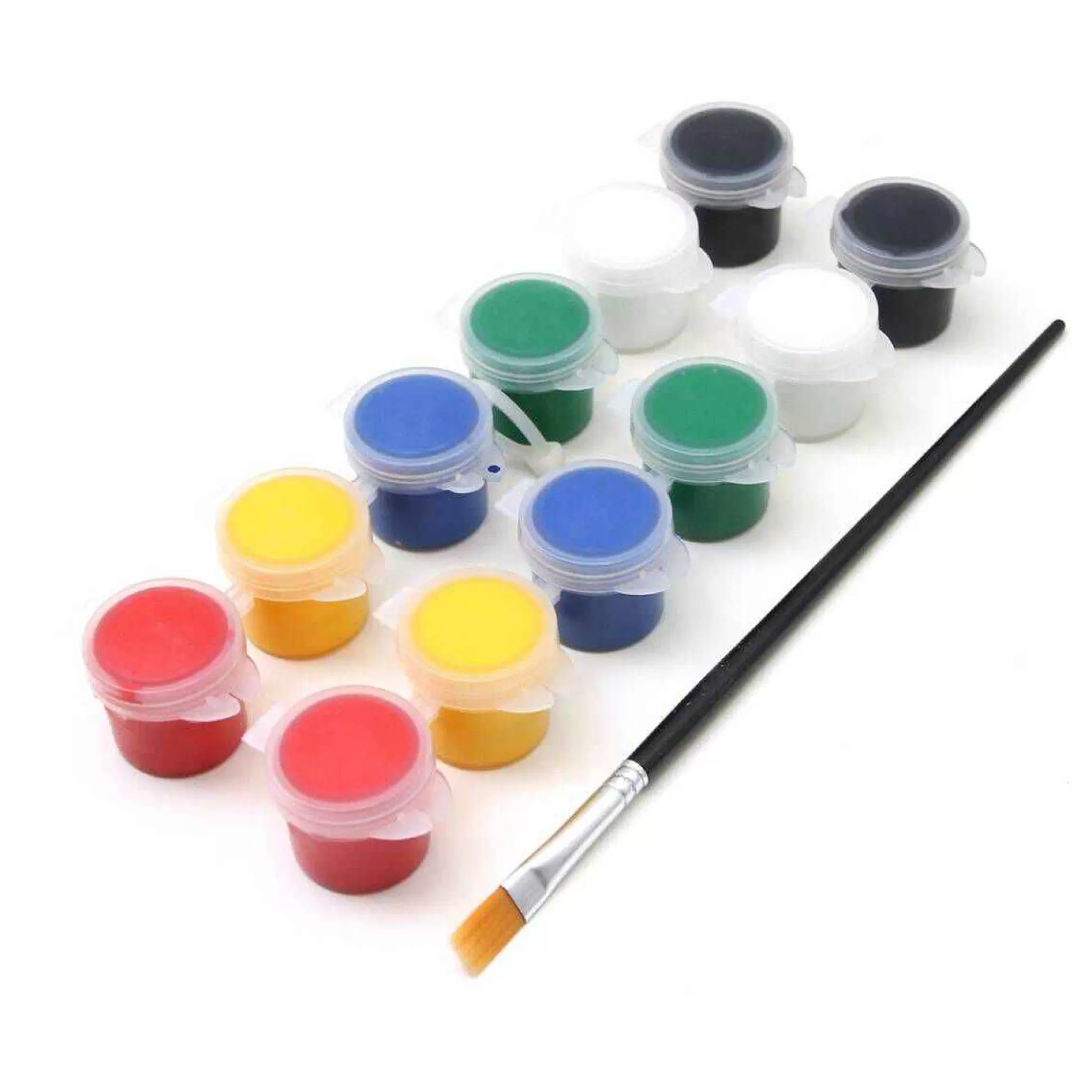 Primary Acrylic Paint Pots 13 Pieces-Hobbycraft Cheap