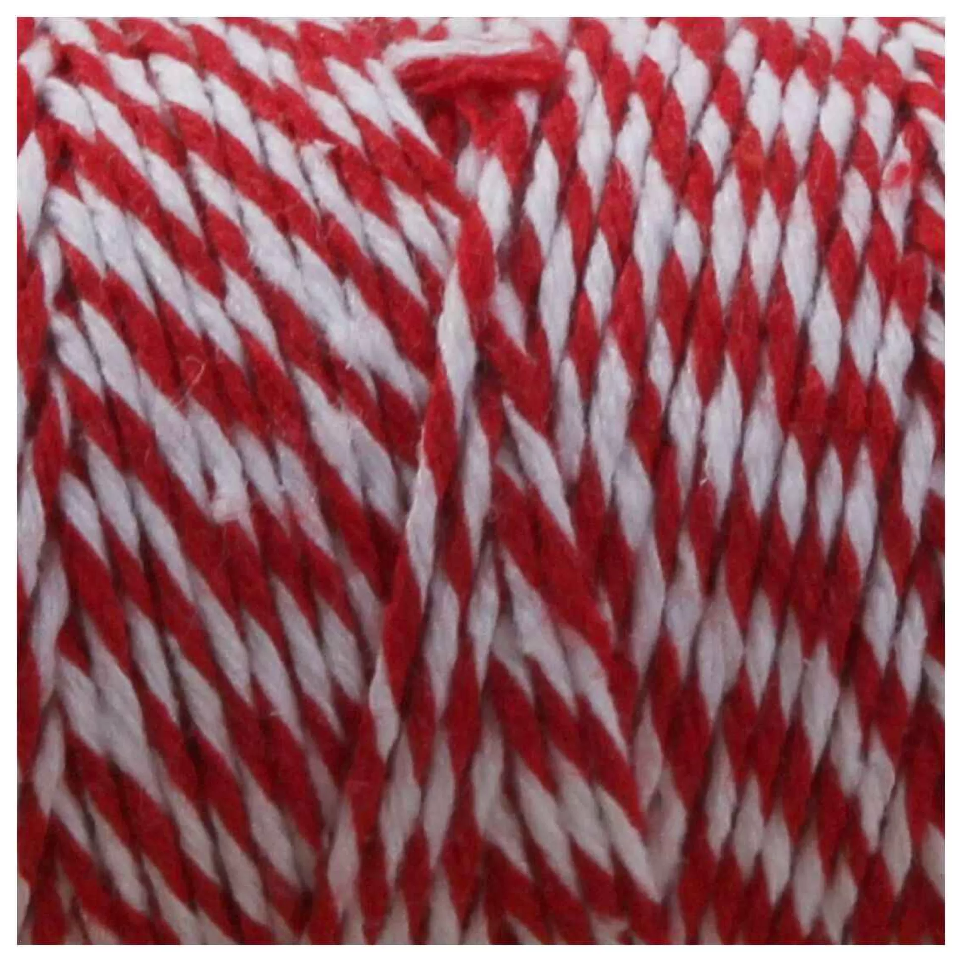 Red And White Cotton Twine 100M-Hobbycraft Best