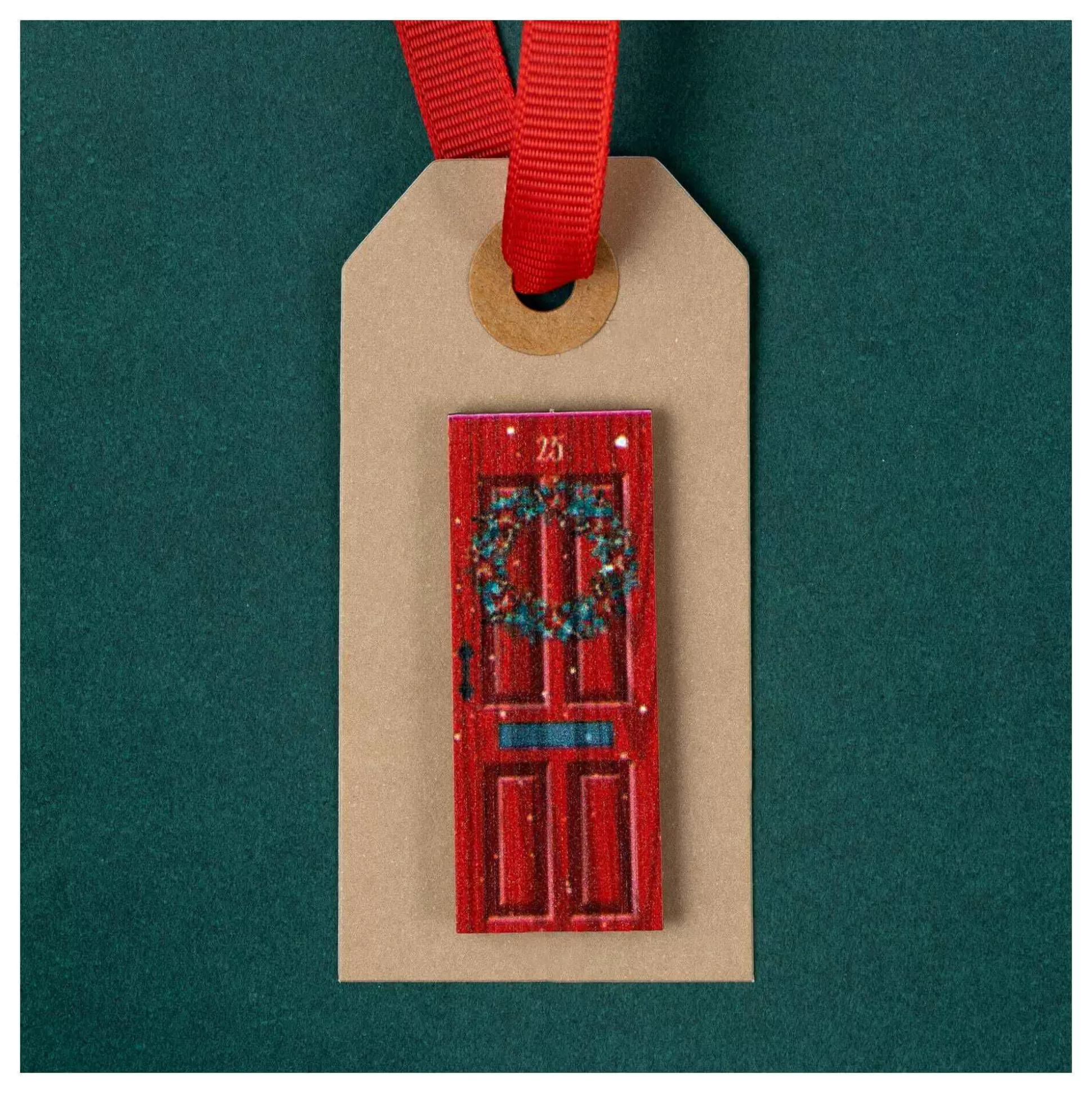 Red Door Wooden Toppers 4 Pack-Hobbycraft Cheap