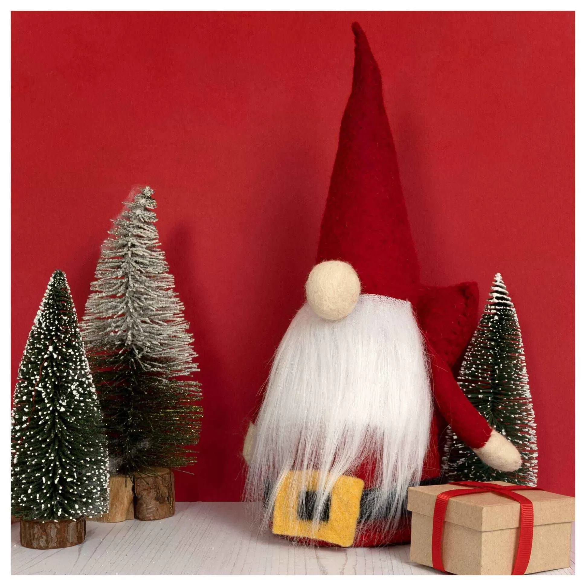 Red Felt Santa Gnome Decoration 29Cm-Hobbycraft Best Sale