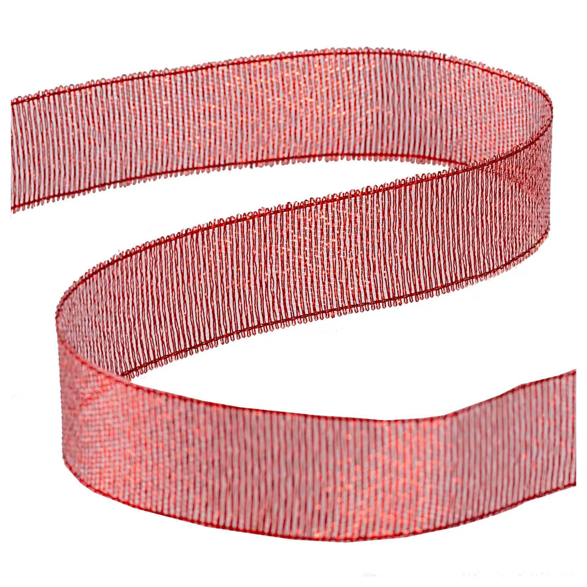 Red Metallic Ribbon 20Mm X 10M-Hobbycraft Clearance