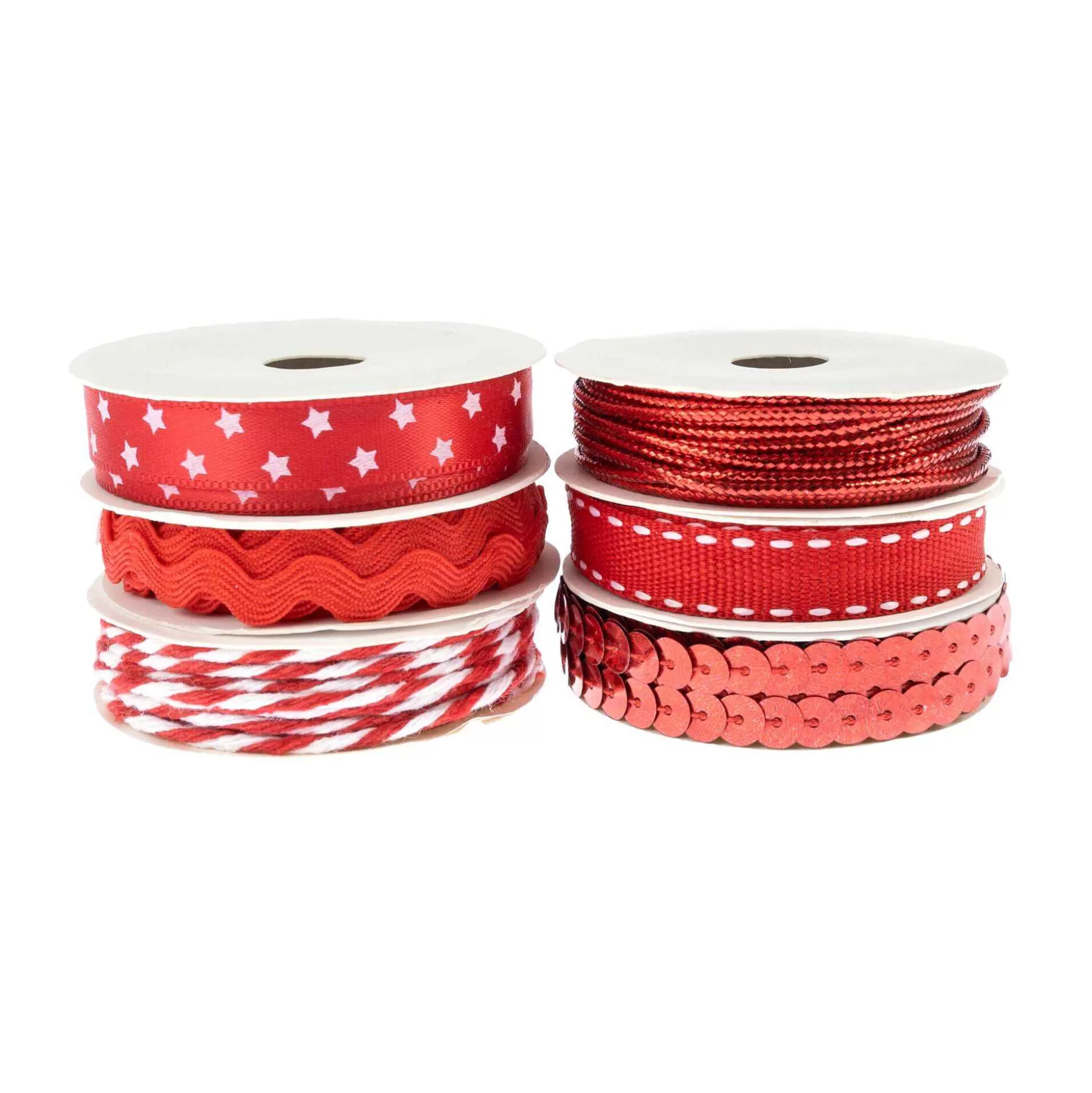 Red Ribbons And Trims 6 Pack-Hobbycraft Cheap