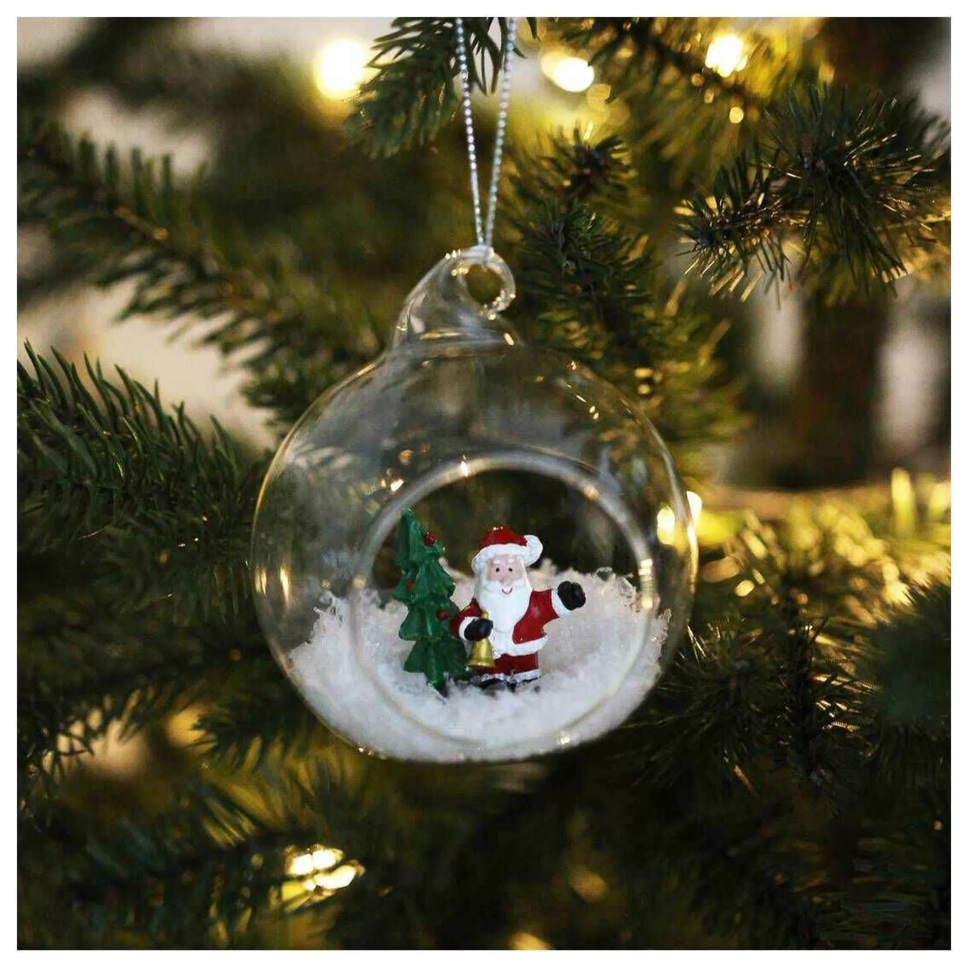 Resin Santa And Tree Bauble Filler 4Cm-Hobbycraft Shop