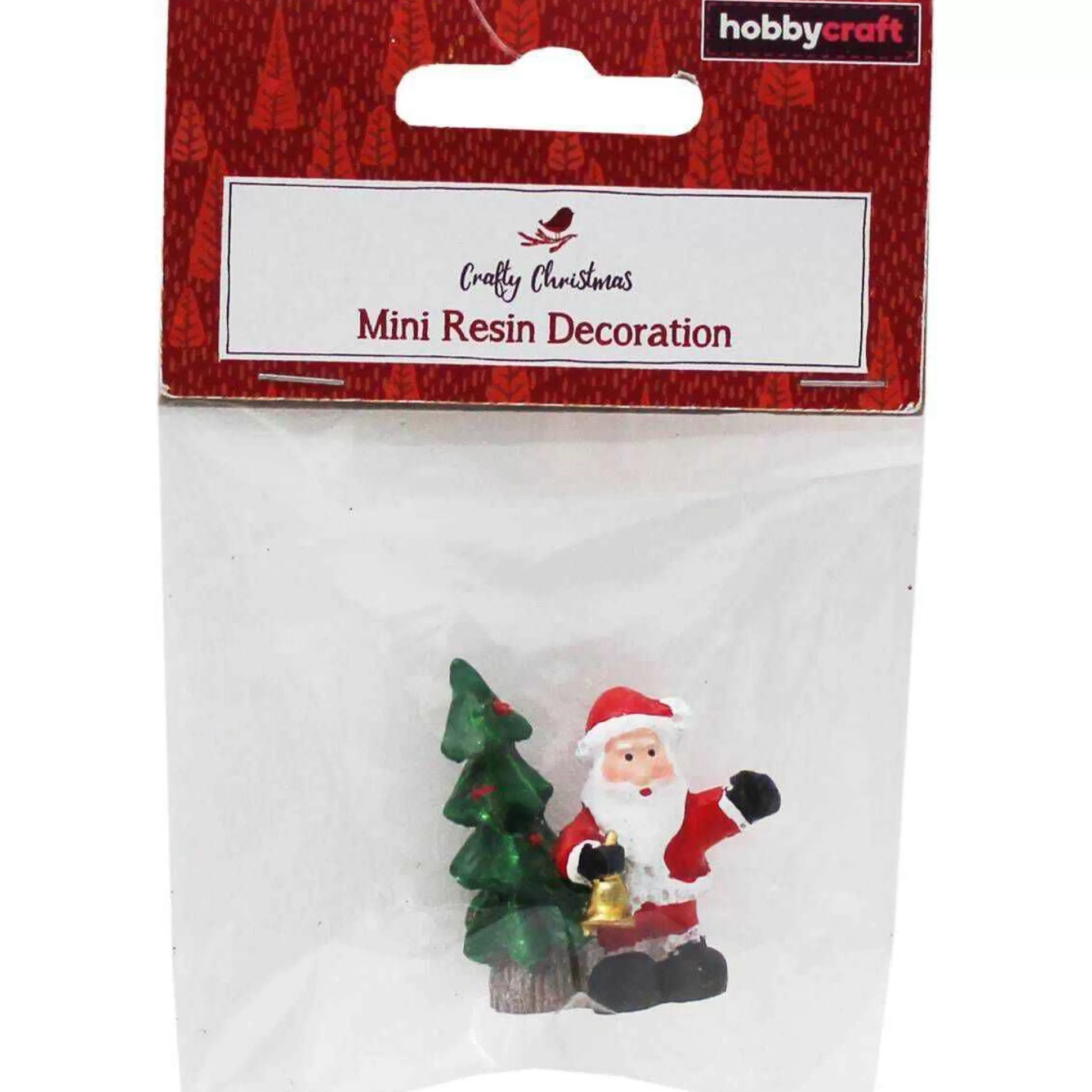 Resin Santa And Tree Bauble Filler 4Cm-Hobbycraft Shop