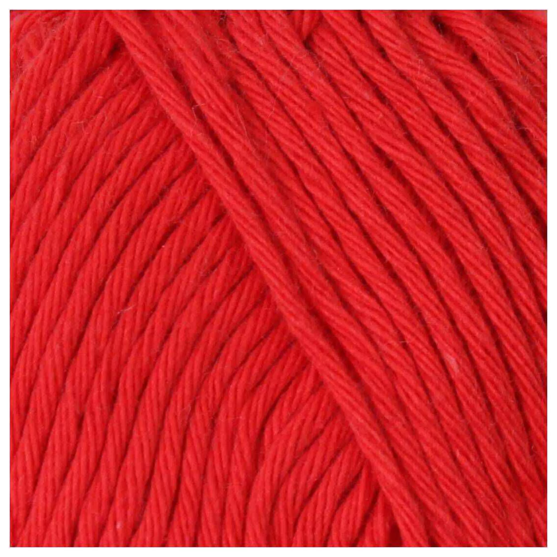 Rico Red Creative Cotton Aran Yarn 50 G-Hobbycraft New